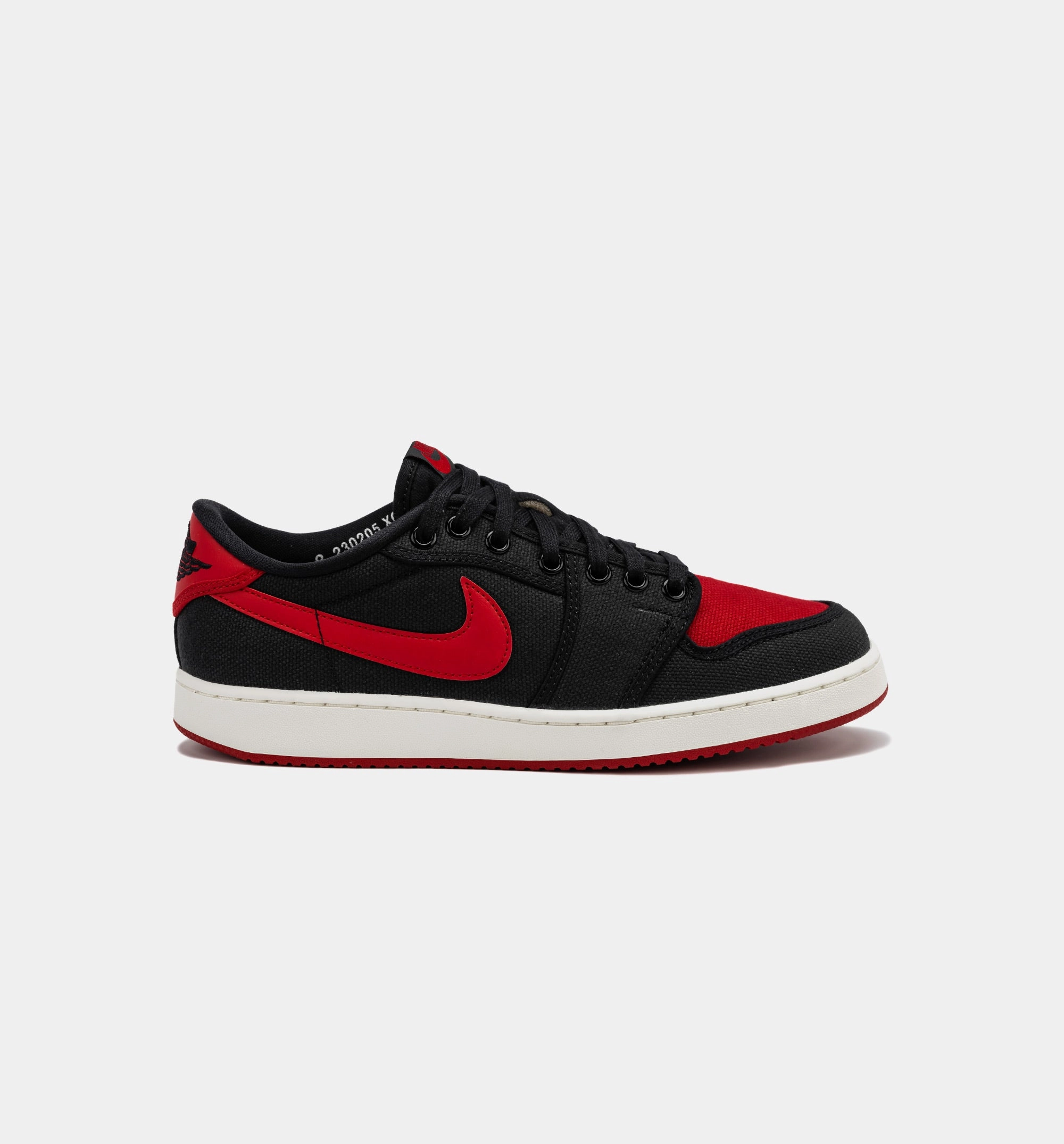 Air Jordan 1 KO Low Bred Mens Lifestyle Shoe - Black/Red Steve Madden Heeled Sandals
