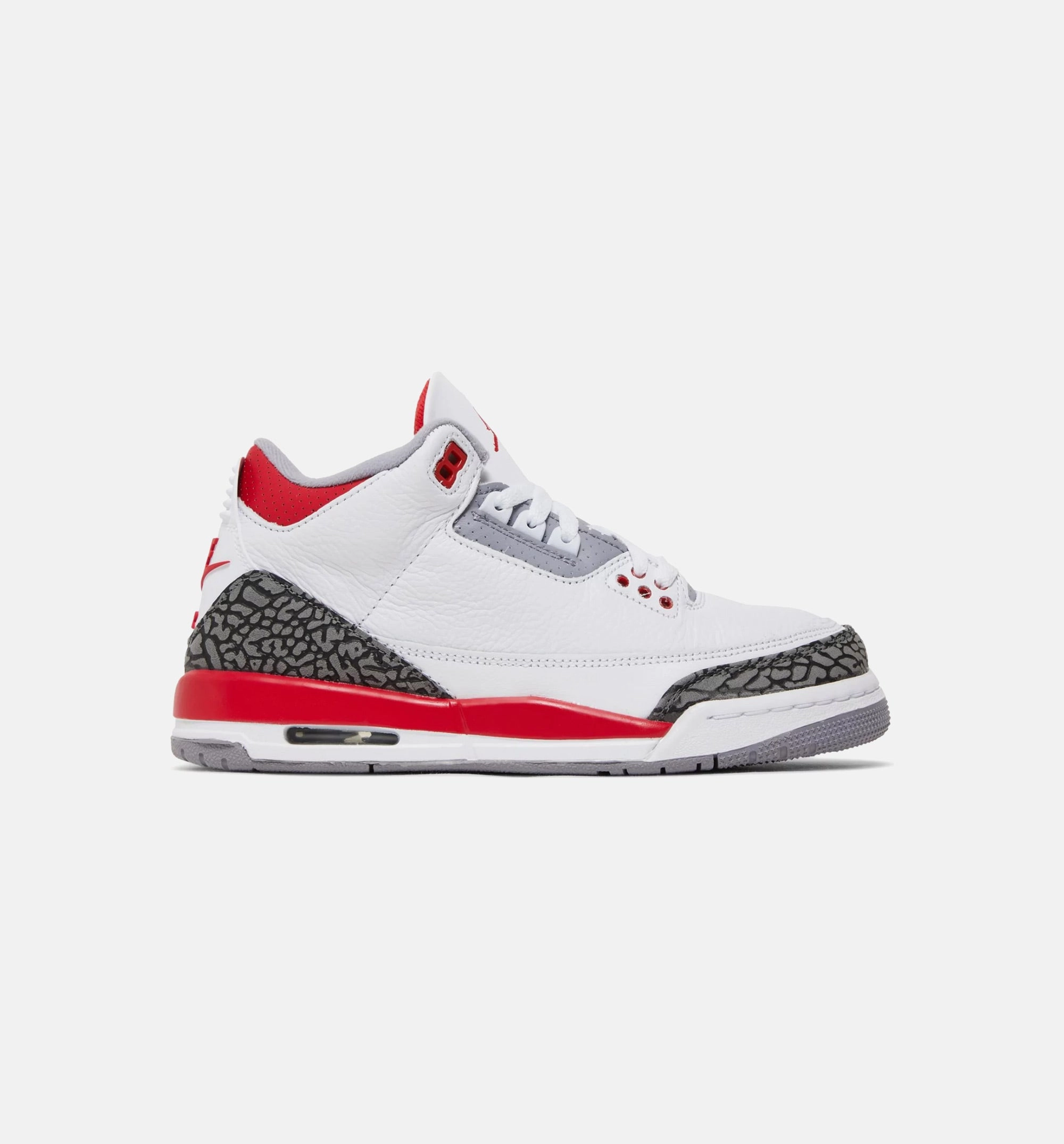 2 Inch High Heel Shoes Air Jordan 3 OG Fire Red Grade School Lifestyle Shoe - White/Red Free Shipping