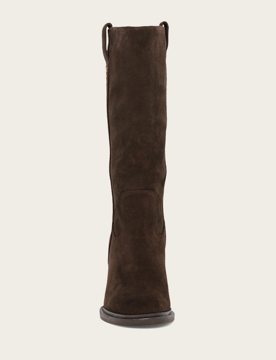 Alex Slouchy Mid Knee High Wide Calf Boots