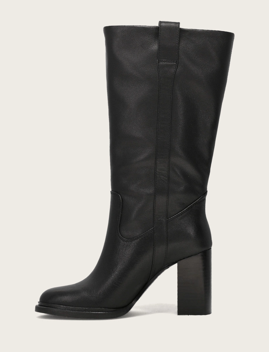 Zipper Work Boots Alex Slouchy Mid