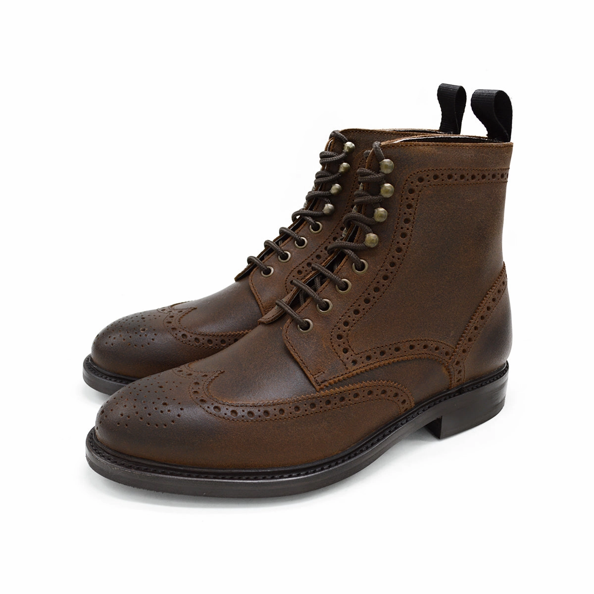 Berwick 1707 Brogue Boot (322) - Waxy Commander