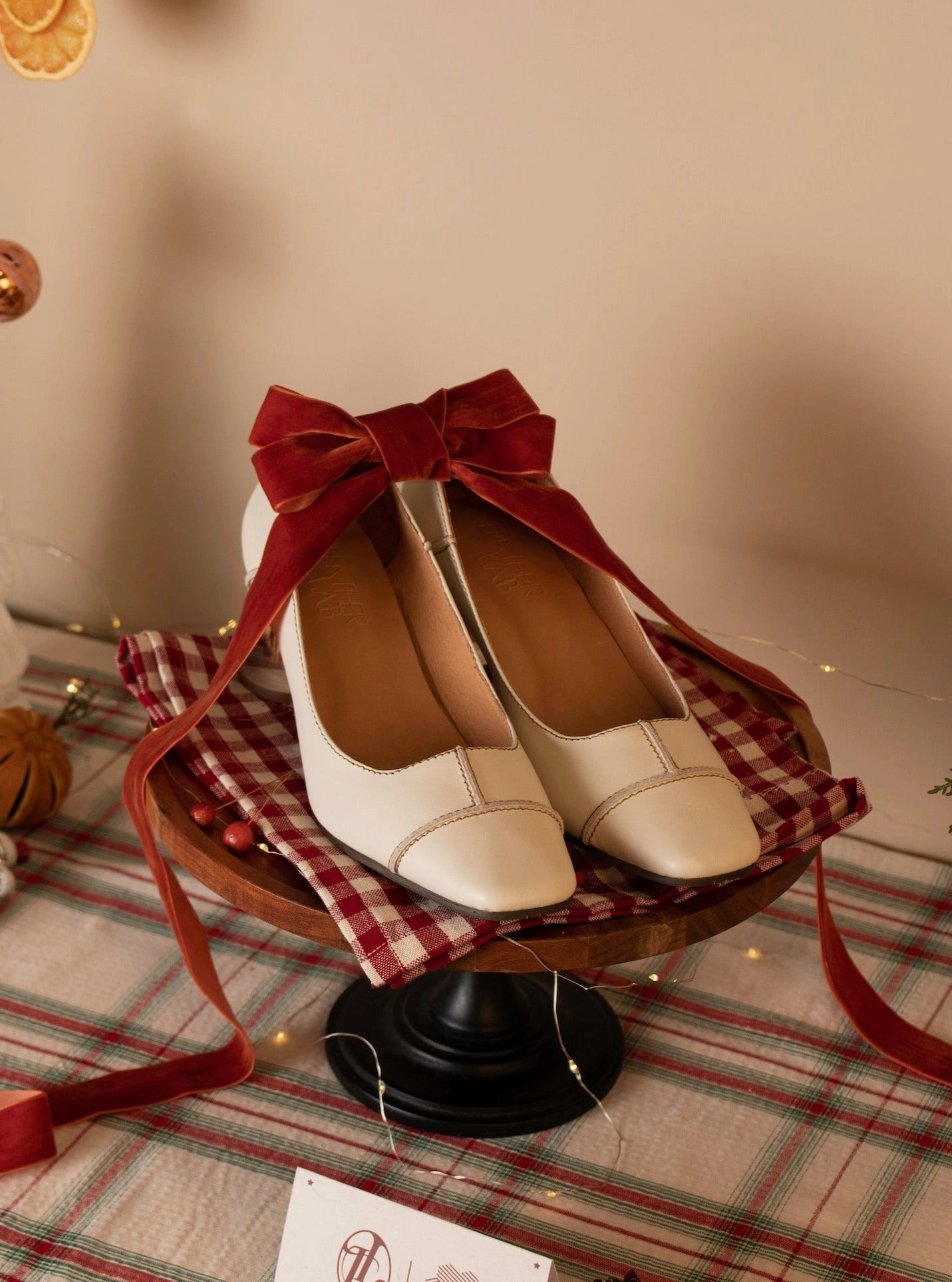 Crossdressed In High Heels Square-toe Ground Heels