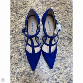 Shoes Heels Stiletto By Charles David In Blue, Size: 8 Crossdresser High Heels