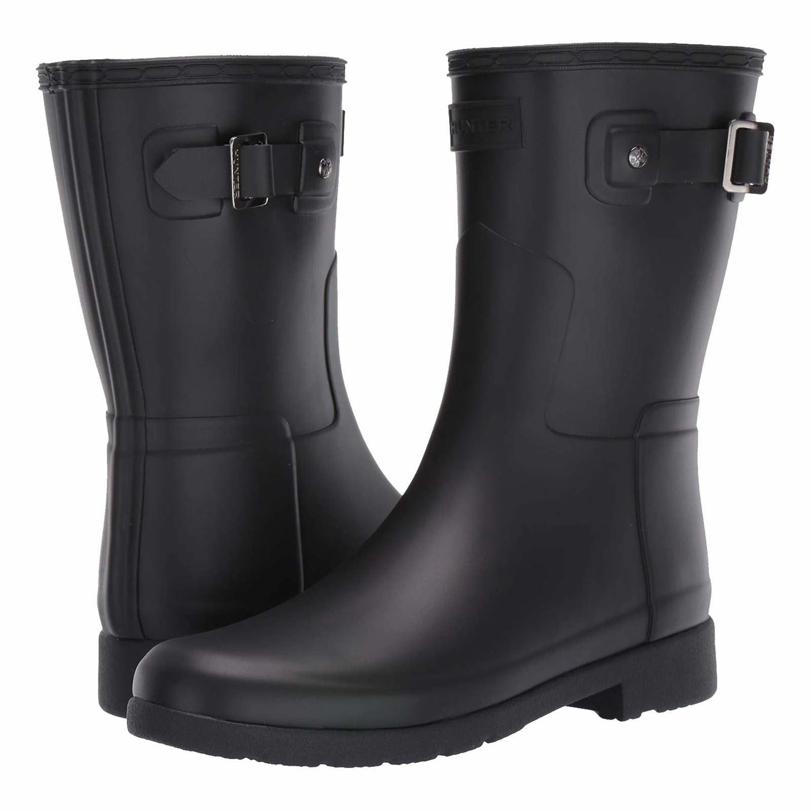 Hunter Refined Slim Fit Rubber Women's Short Wellington Boots Hunting Boots Clearance
