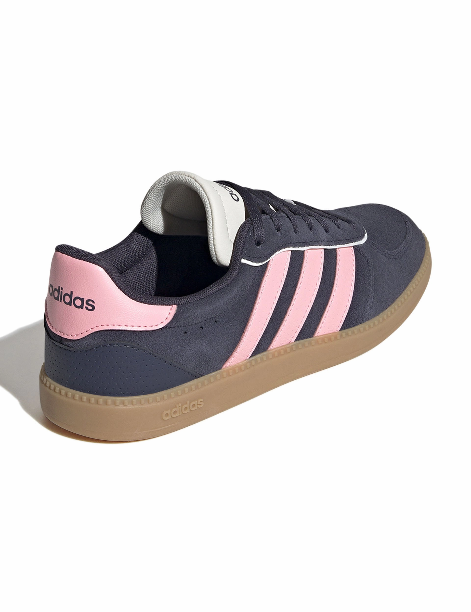 Breaknet Sleek Shoes - Shadow Navy/Pink Spark/Off White Adidas Shoe Strings