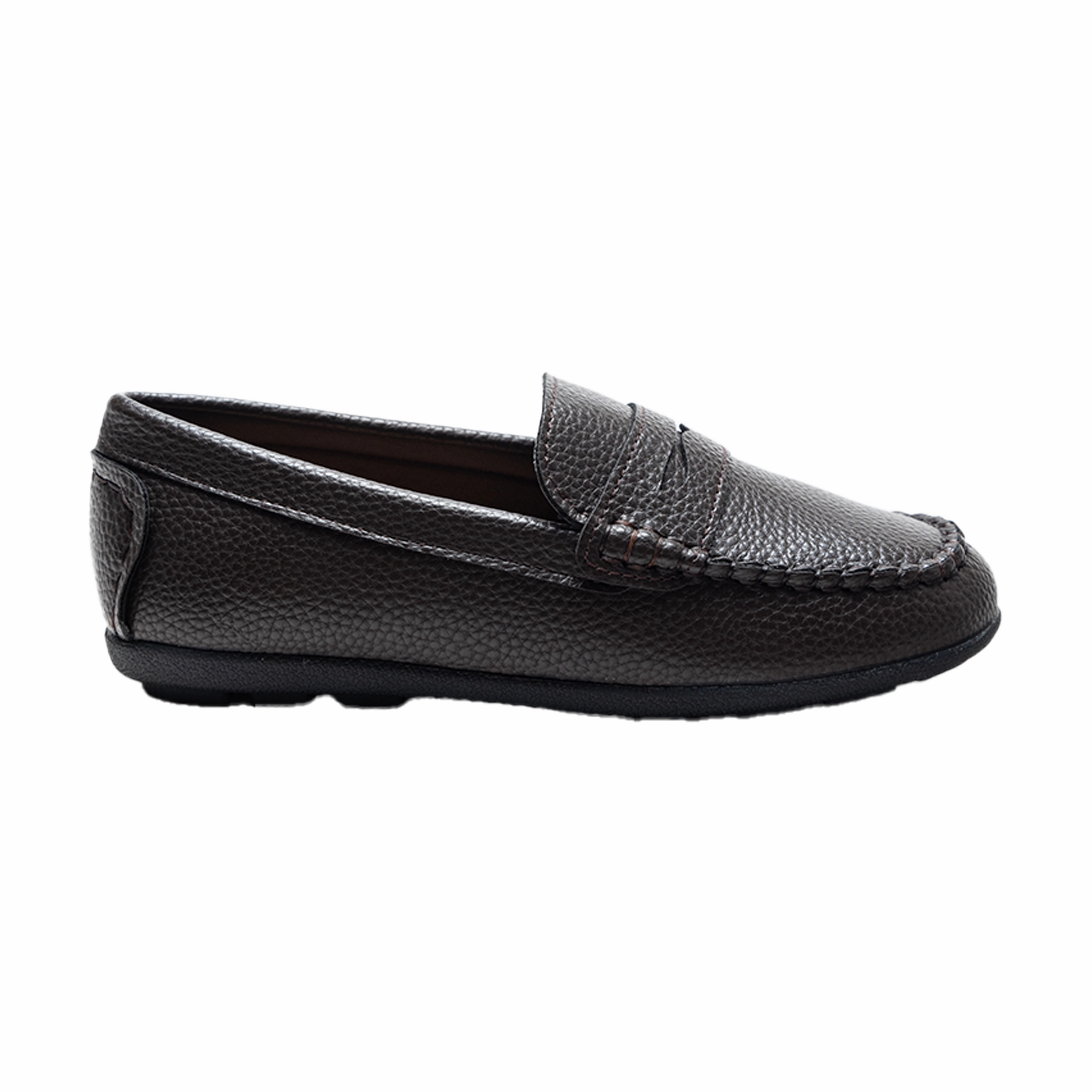 Mocha Faux Leather Penny Loafers Hush Puppies Slip On Loafers