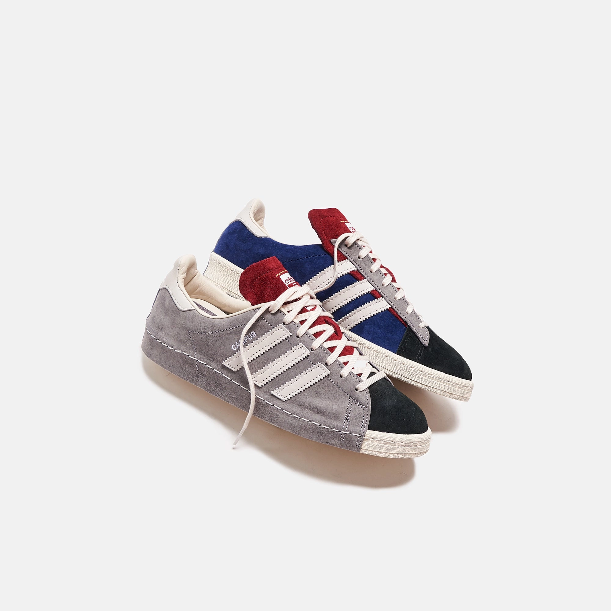 Flat Shoes Wide Feet adidas x Recouture Campus 80s SH - Grey Three / Chalk White / Core Black