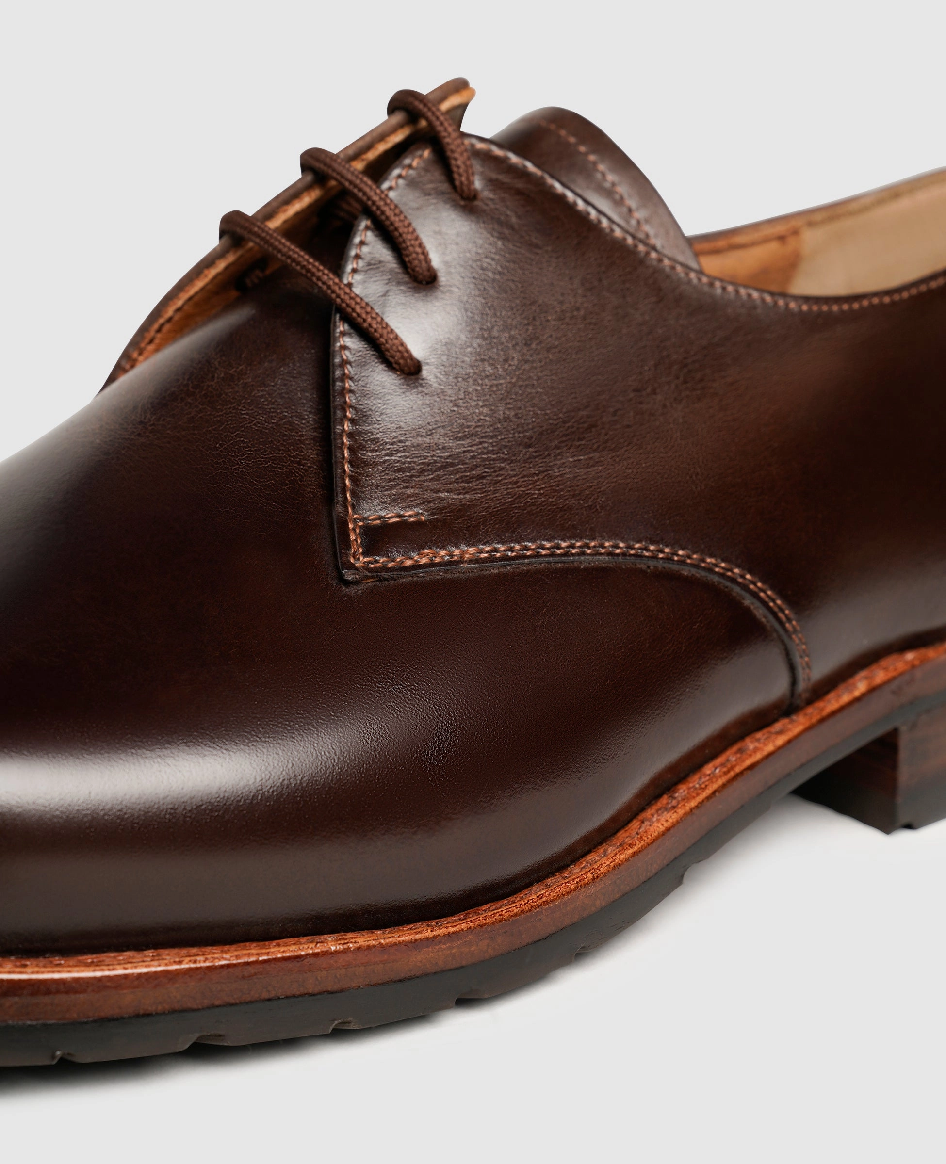 Janosh K Plain H - Mocca Best Way To Lace Up Dress Shoes