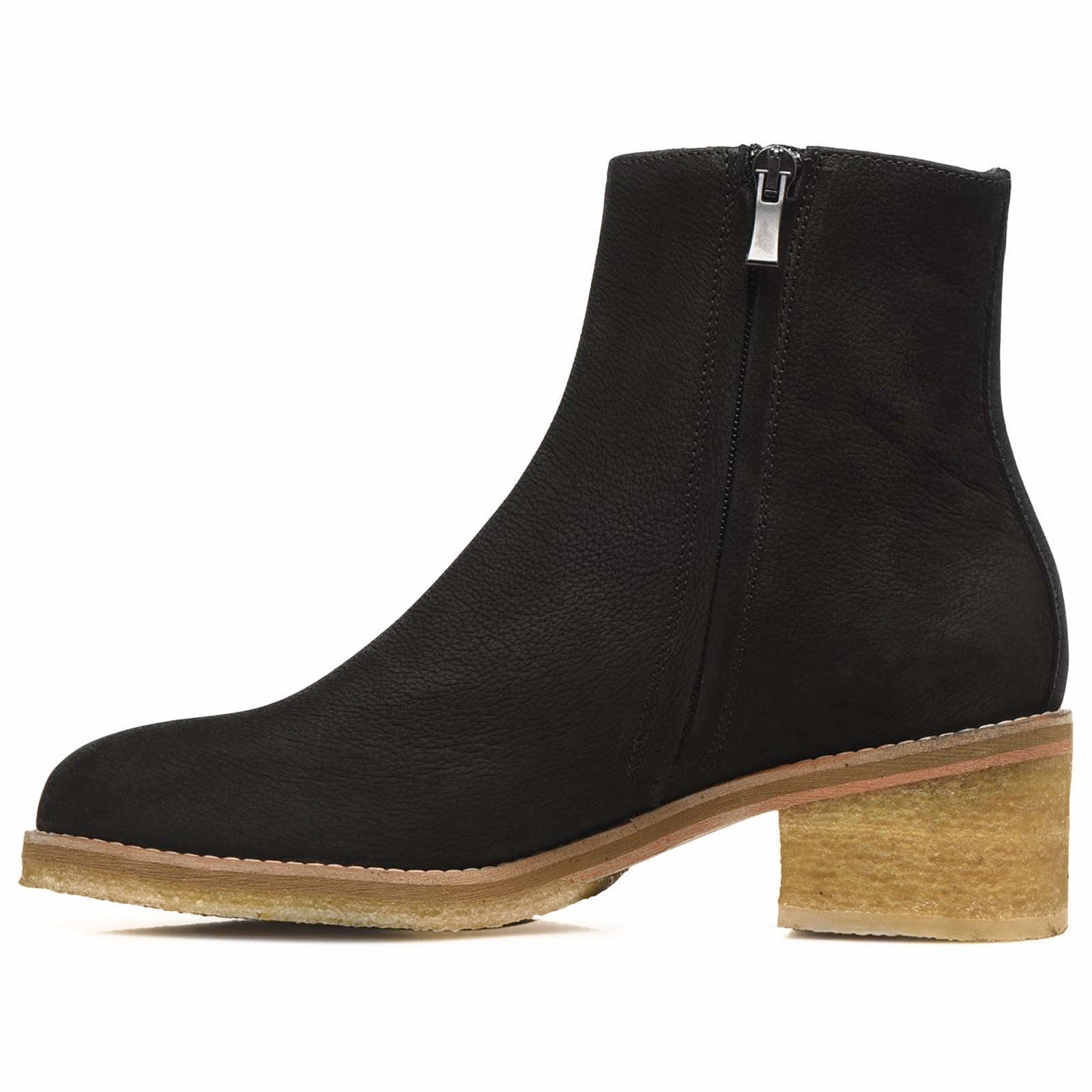 Shorts And Ankle Boots Clarks Originals Amara Crepe Nubuck Leather Women's Heeled Ankle Boots