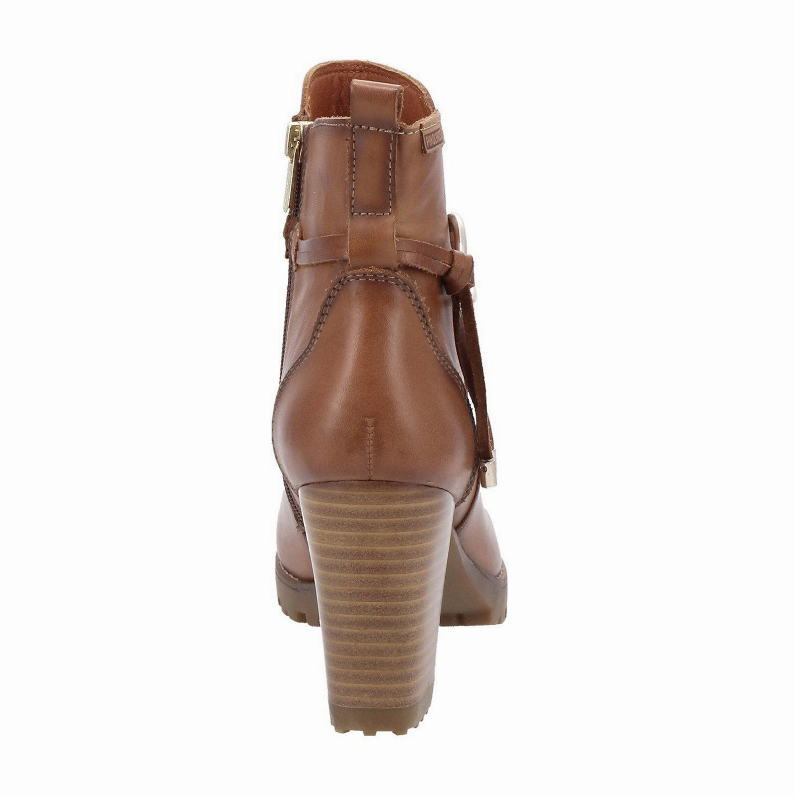 Pikolinos Connelly W7M-8542 Leather Women's Ankle Brandy Boots Strap Ankle Boots