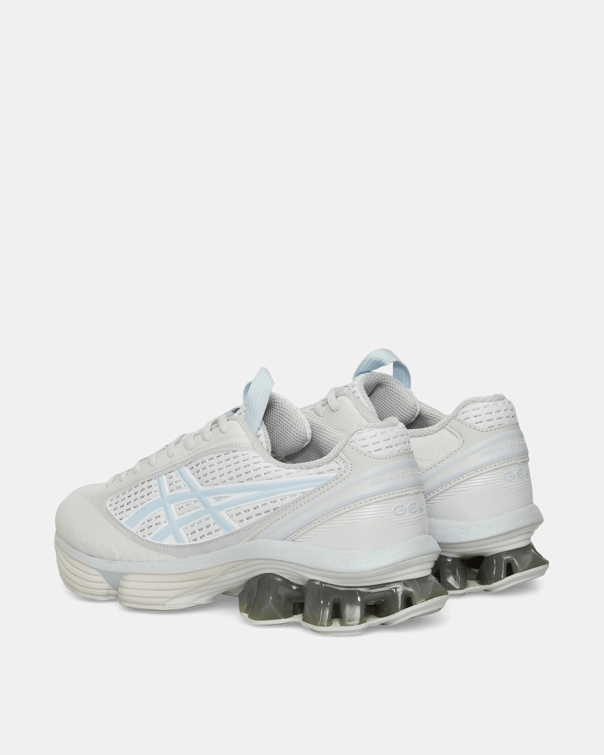 Asics Gt-2000 8 Knit Running Shoes US6-S GEL-Kinetic Fluent Sneakers Glacier Grey / Soft Sky