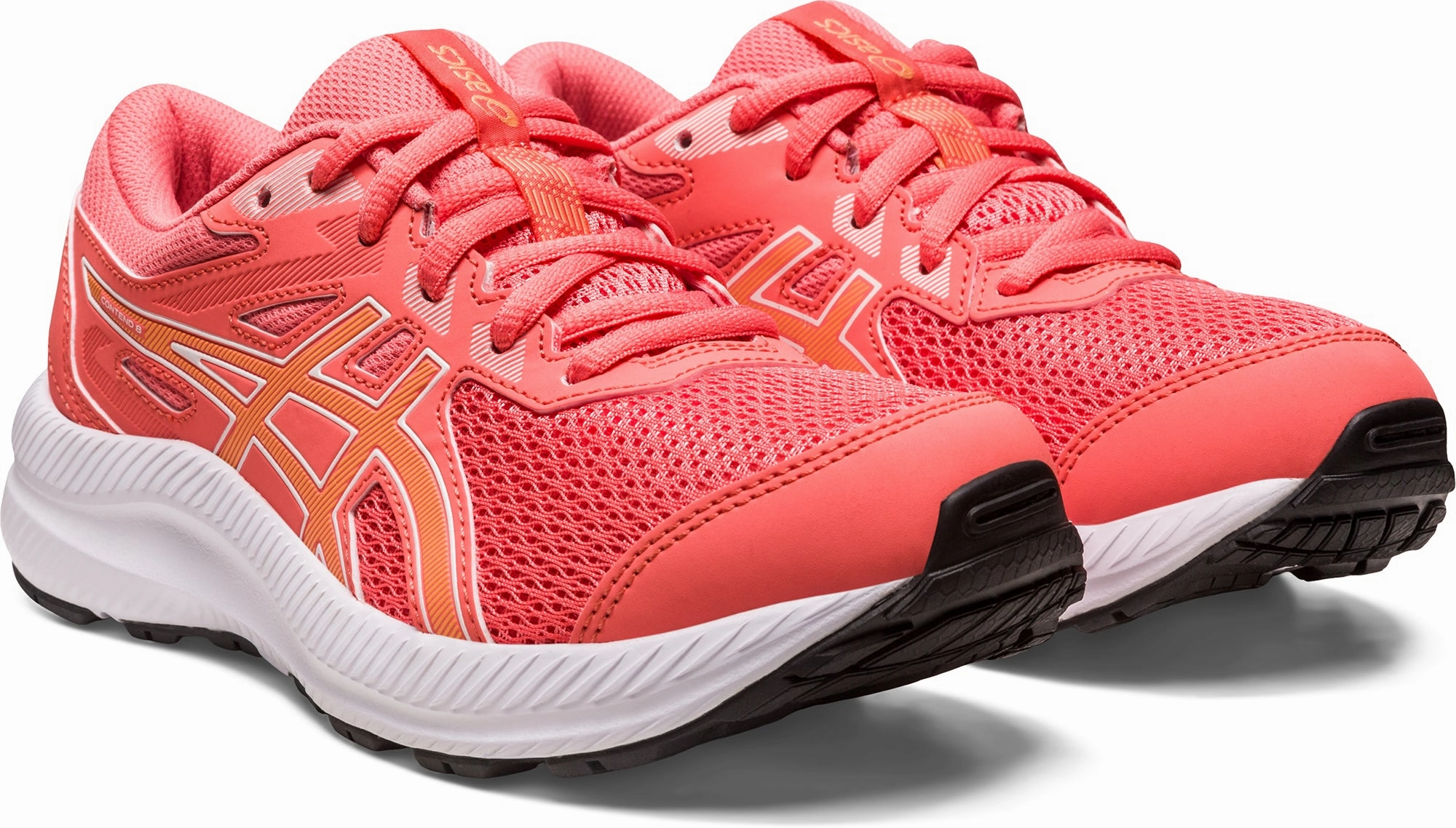 Asics Contend 8 GS Junior Running Shoes - Pink Asics Dynawall Shoes