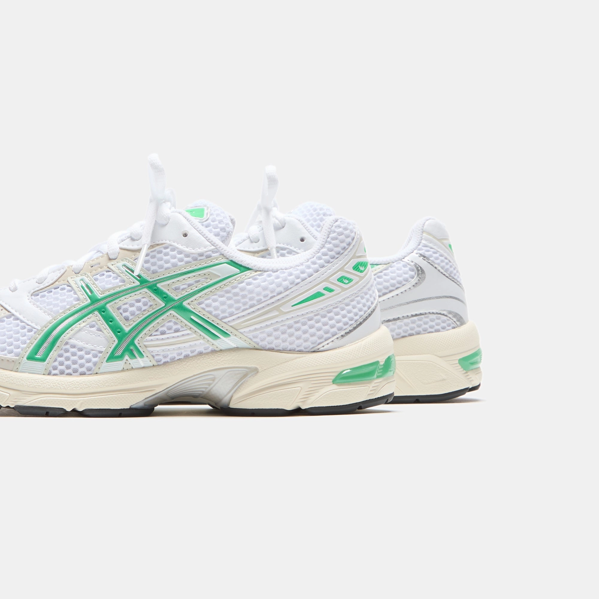 Best Asic Running Shoes ASICS Gel-1130  - White / Malachite Green