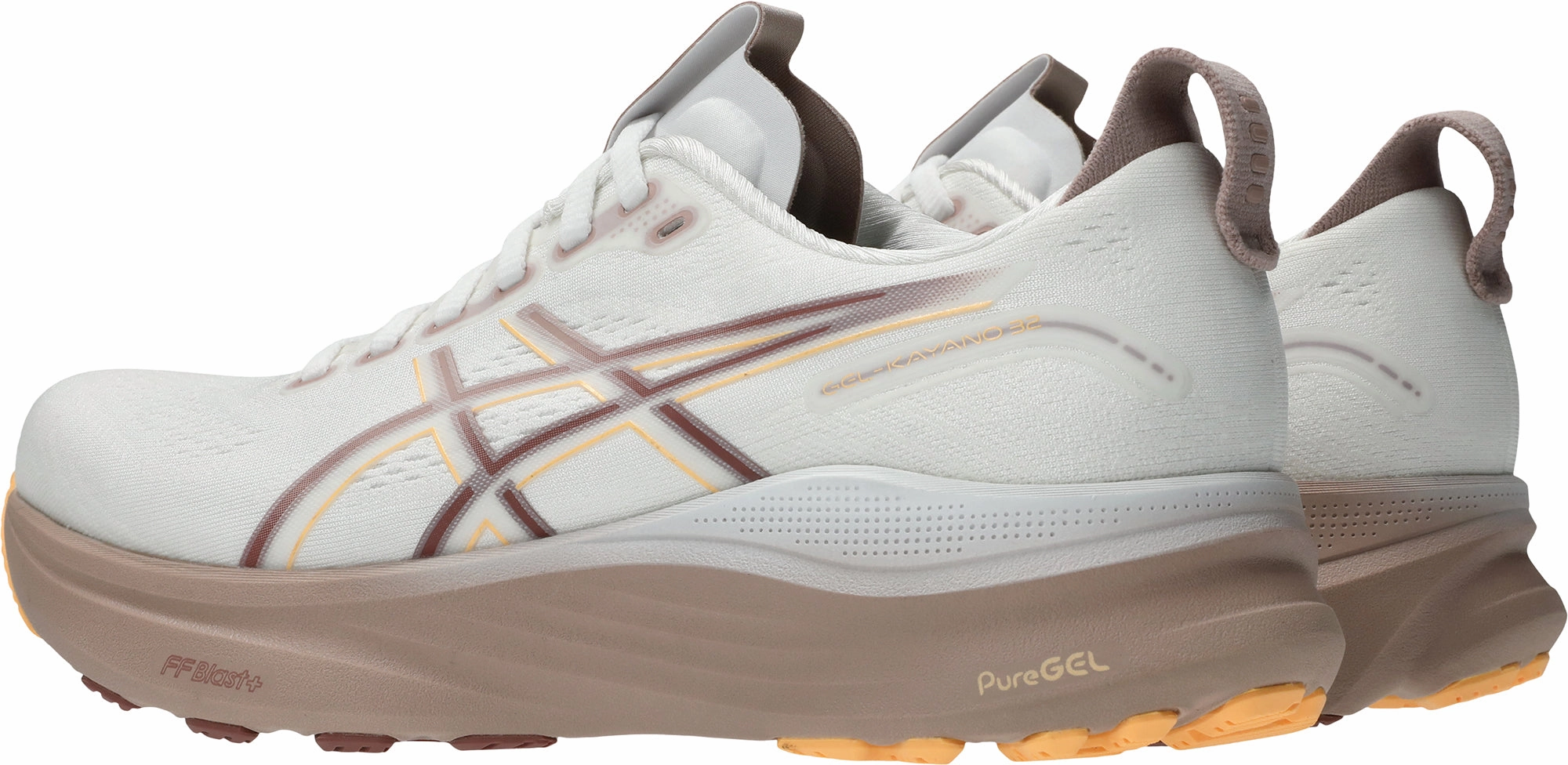 Asics Narrow Shoes Asics Gel Kayano 32 Womens Running Shoes - White