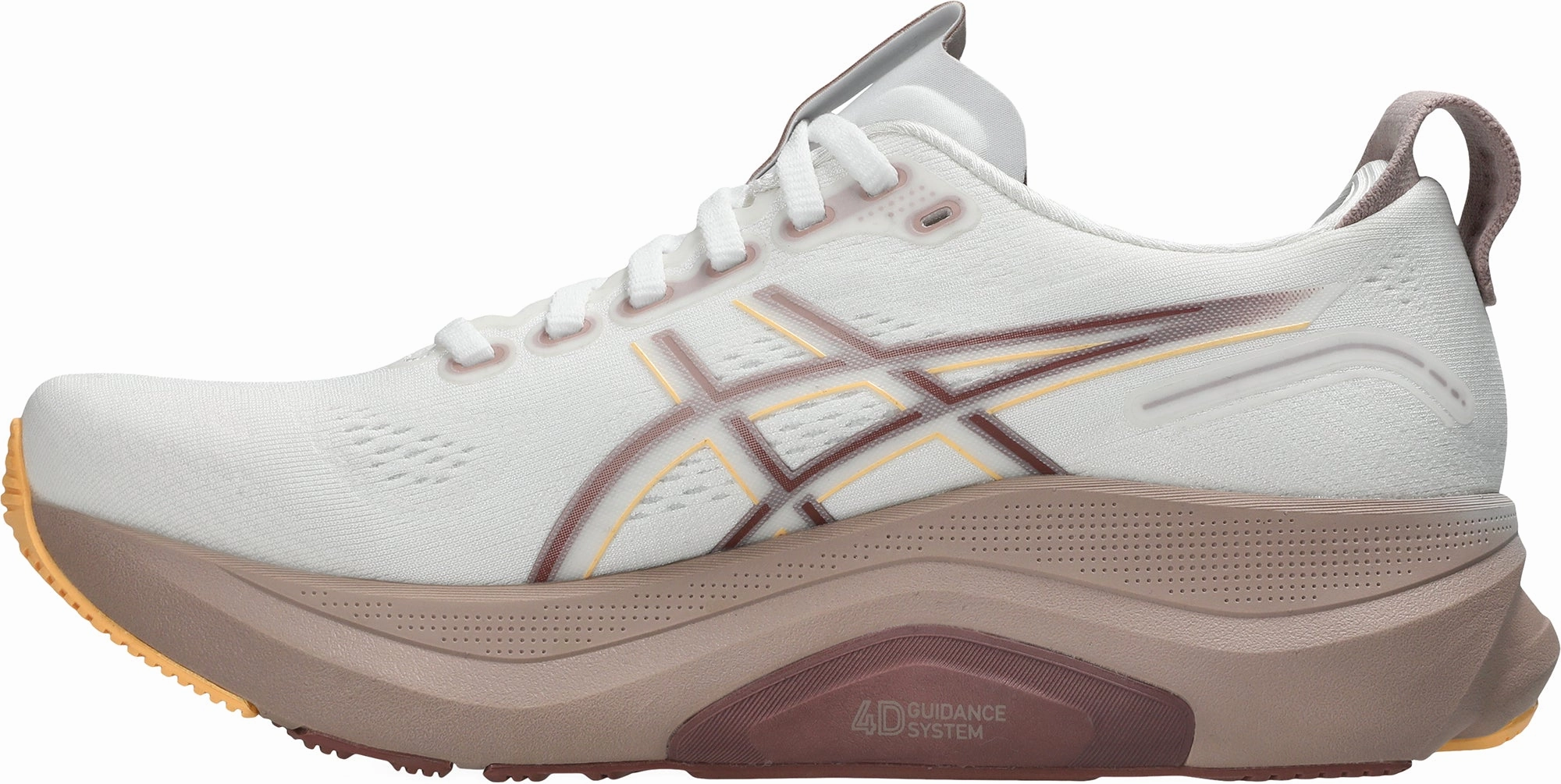 Asics Gel Kayano 32 Womens Running Shoes - White Asics Heel Support Shoes