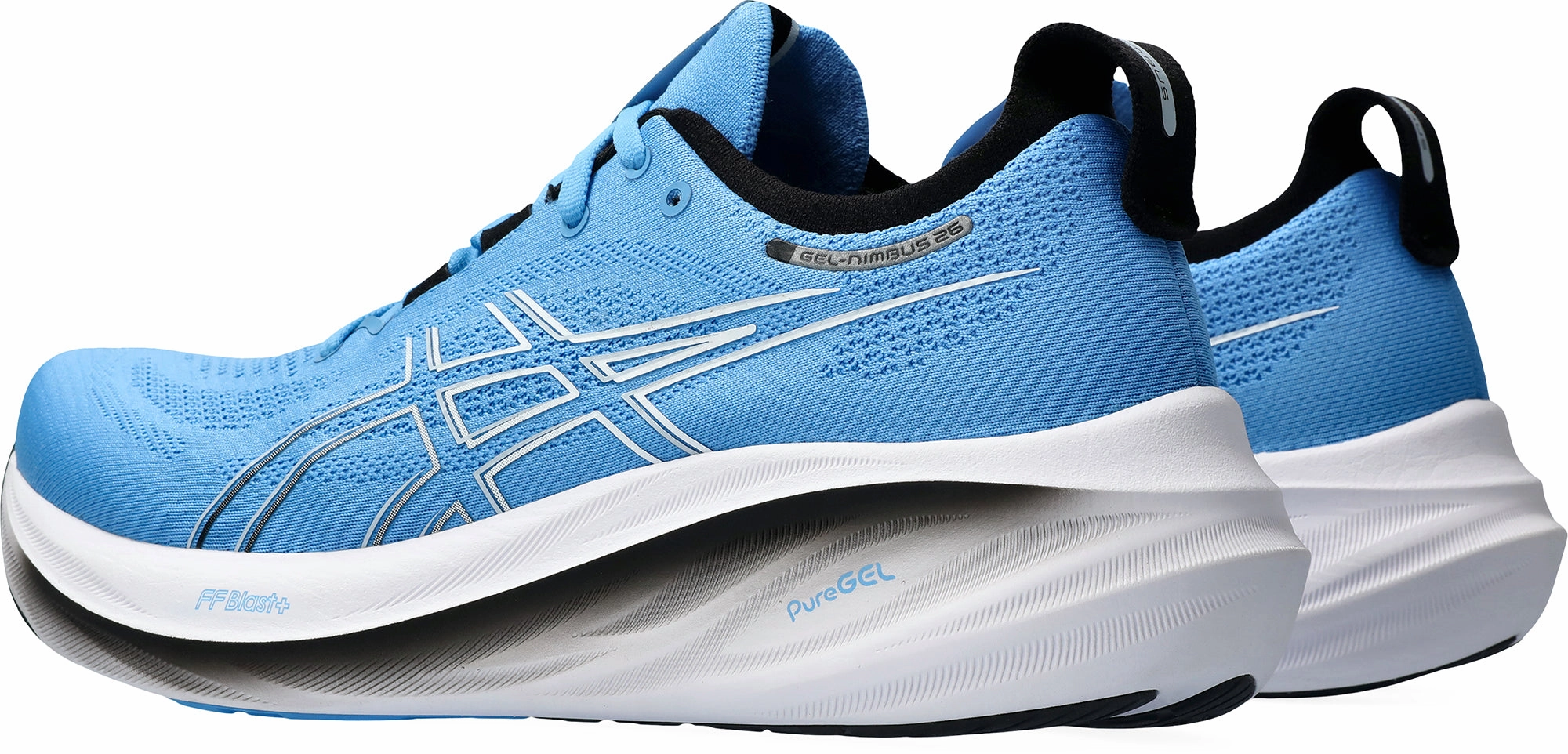 Asics Gel Nimbus 26 Mens Running Shoes - Blue Asics Shoes Gel Nimbus 15