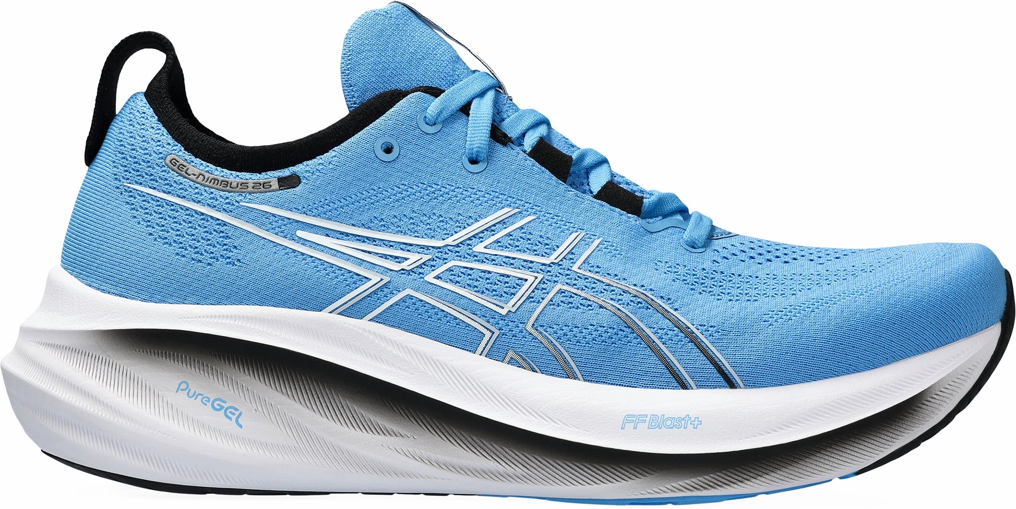 Asics Gel Nimbus 26 Mens Running Shoes - Blue Similar Running Shoes To Asics Kayano
