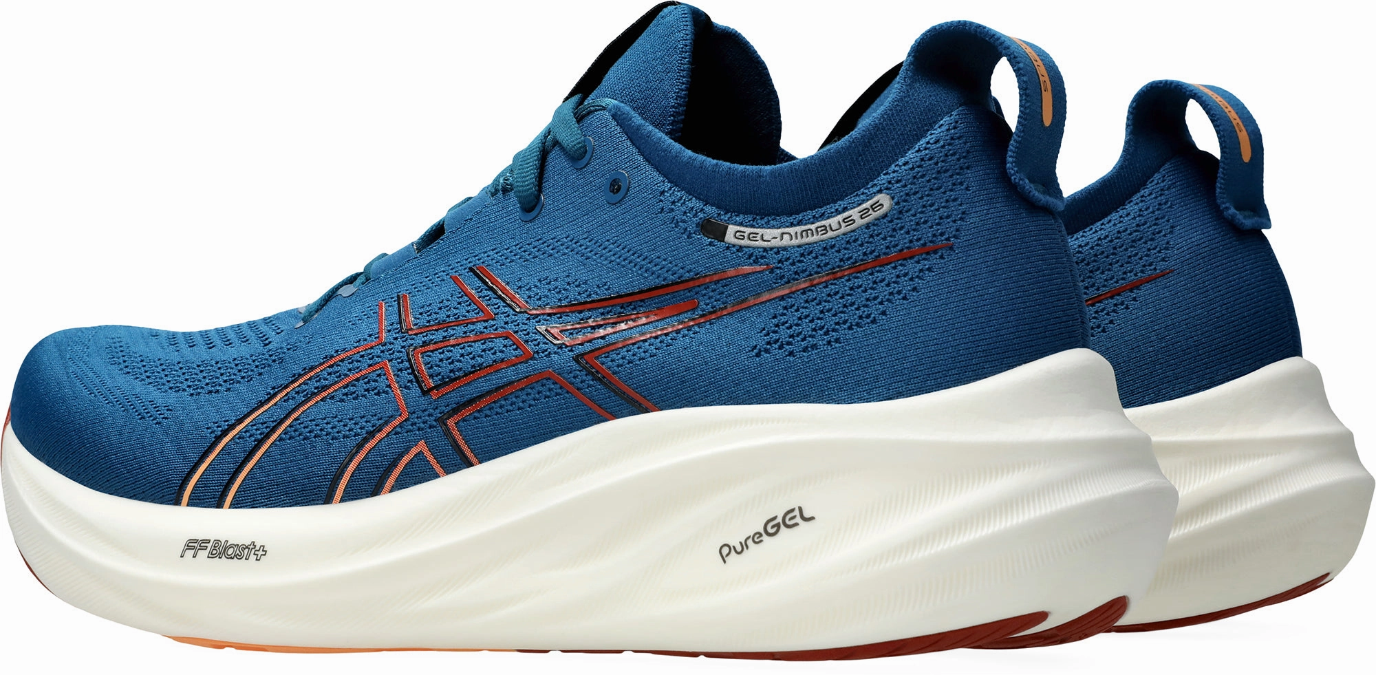 Asics Gel Nimbus 26 Mens Running Shoes - Navy Asics Shoes Japan Website