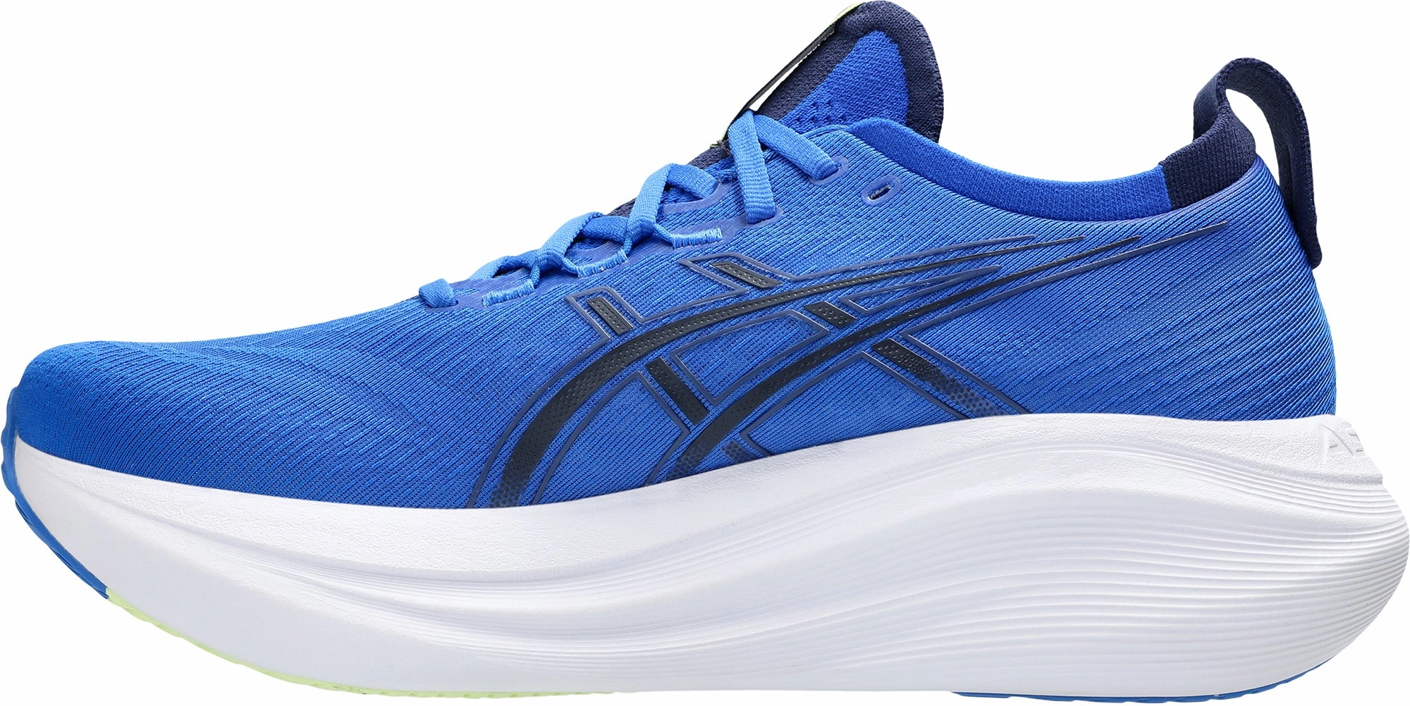 Asics Gel Nimbus 27 Mens Running Shoes - Blue Asics Tennis Shoes Wide Width