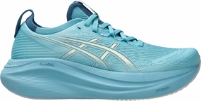 Asics Gel Nimbus 27 Womens Running Shoes - Blue Asics Tennis Shoes Gel-resolution