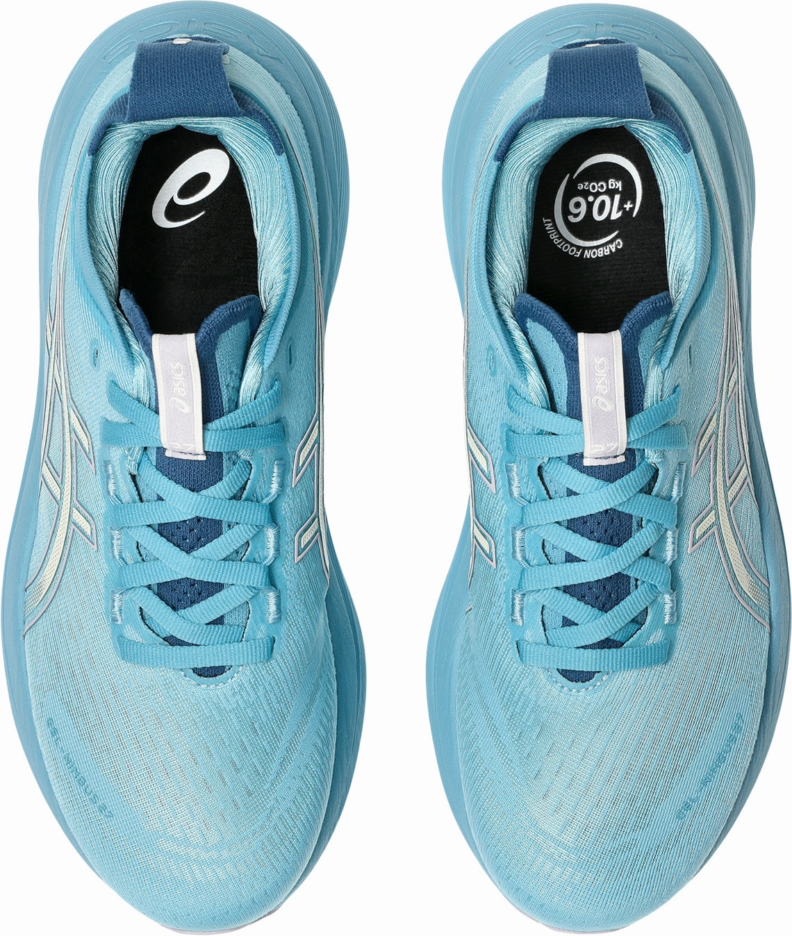 Asics Gel Nimbus 27 Womens Running Shoes - Blue Asics 0 Drop Shoes
