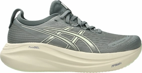Asics Structured Shoes Asics Gel Nimbus 27 Womens Running Shoes - Grey