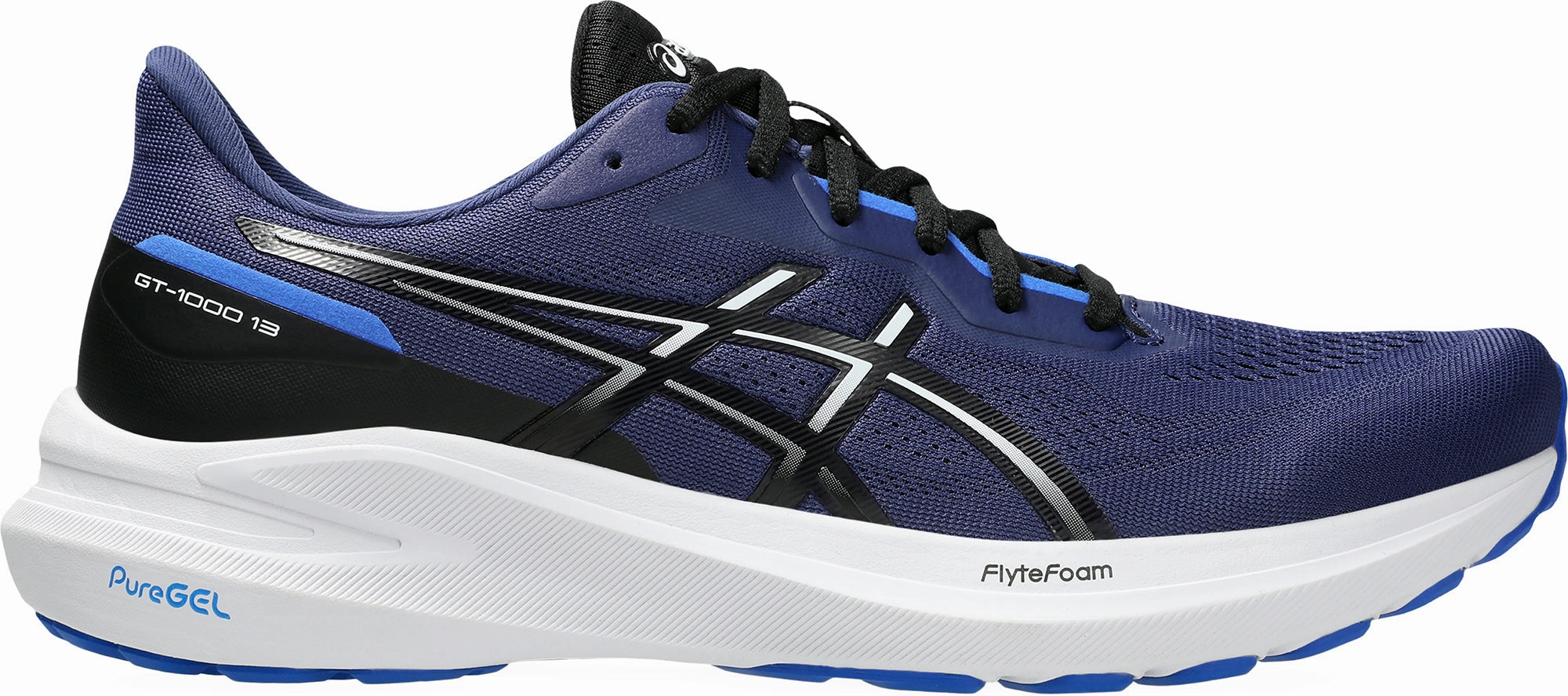 Top Of The Line Asics Running Shoe Asics GT 1000 13 Mens Running Shoes - Blue
