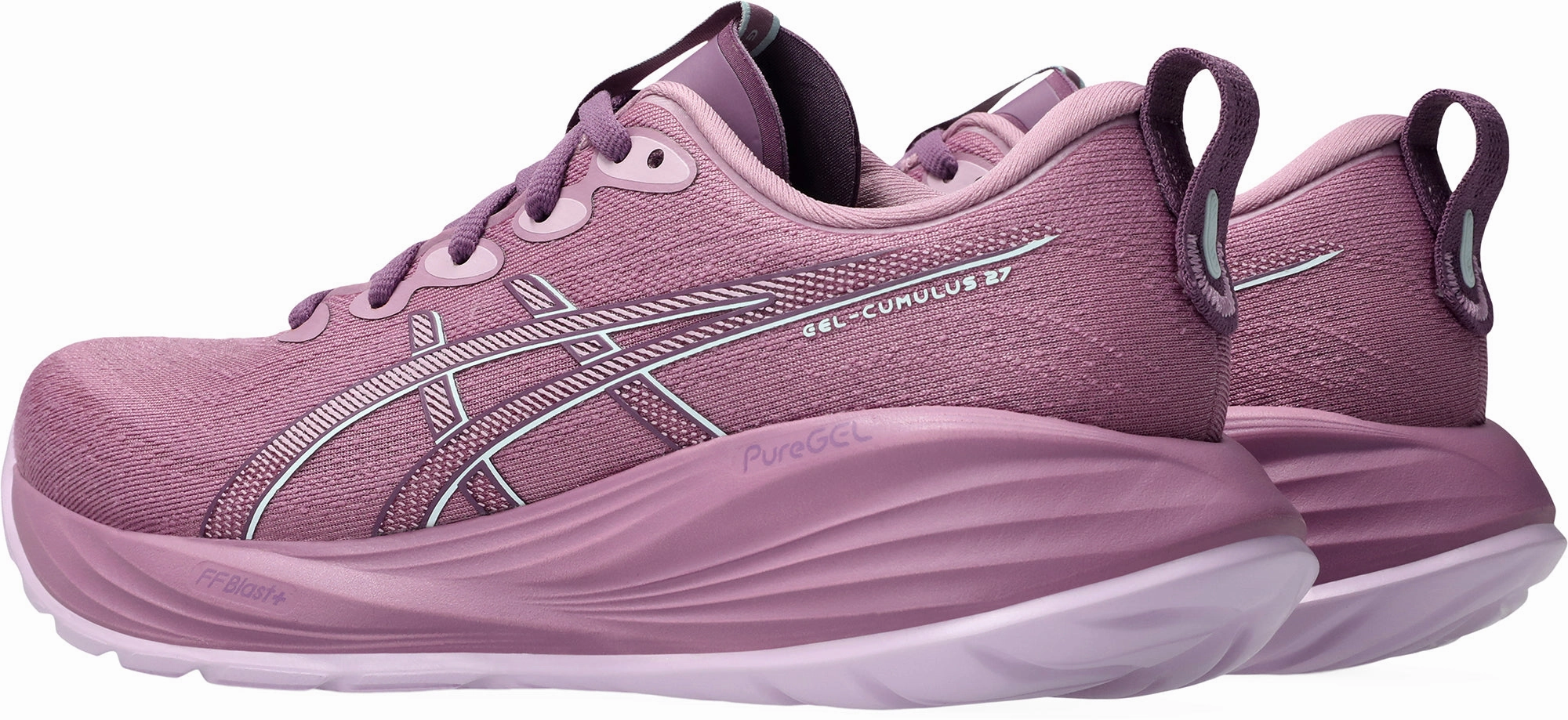 Asics Haikyuu Volleyball Shoes Asics Gel Cumulus 27 Womens Running Shoes - Purple