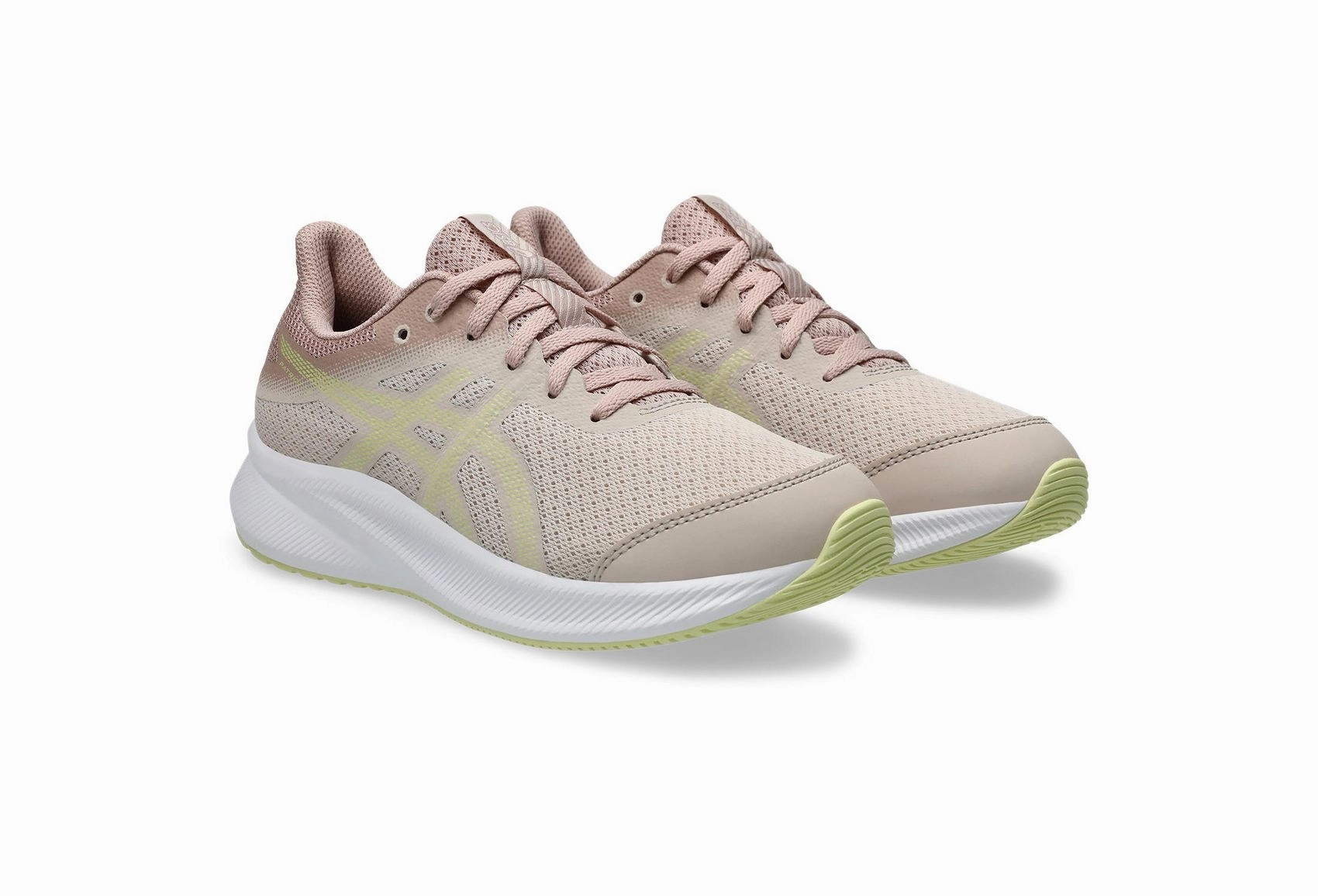 Asics Kid's Patriot Gs 13 Beige Running Shoes Asics Running Shoes Stability