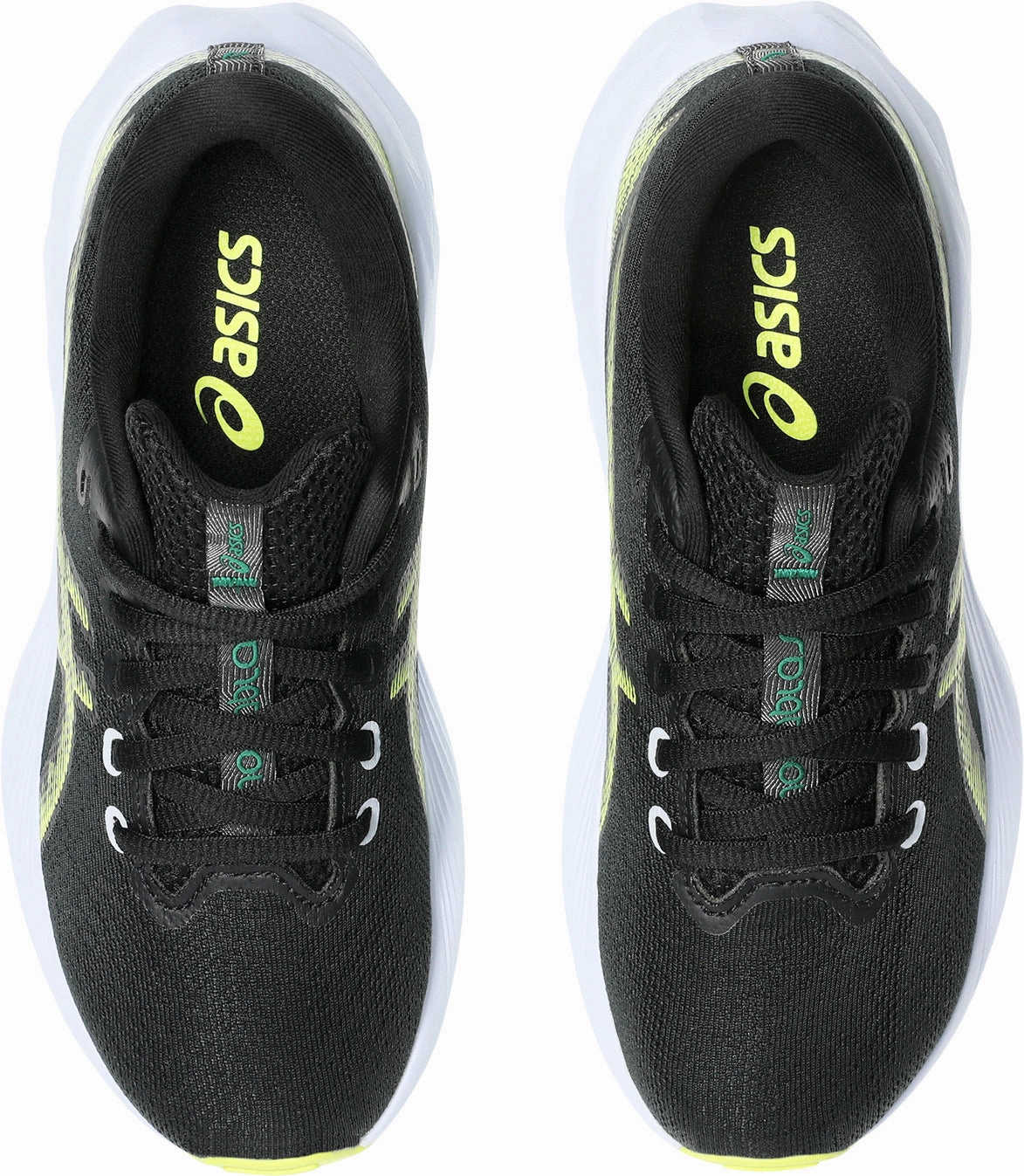 Asics NovaBlast 5 GS Junior Running Shoes - Black Asics Shoes Size 8