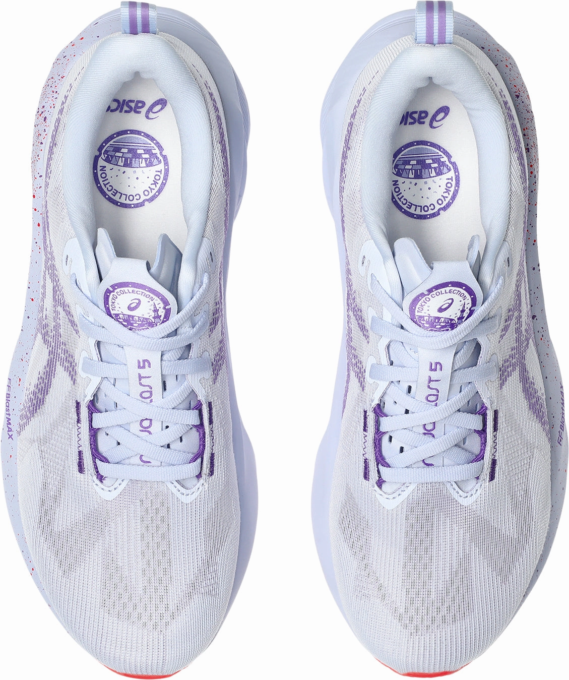 Famous Footwear Asics Shoes Asics NovaBlast 5 Tokyo Mens Running Shoes- Purple