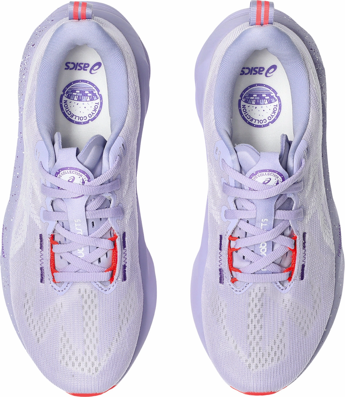 Asics NovaBlast 5 Tokyo Womens Running Shoes - Purple Asic Legends Wrestling Shoes