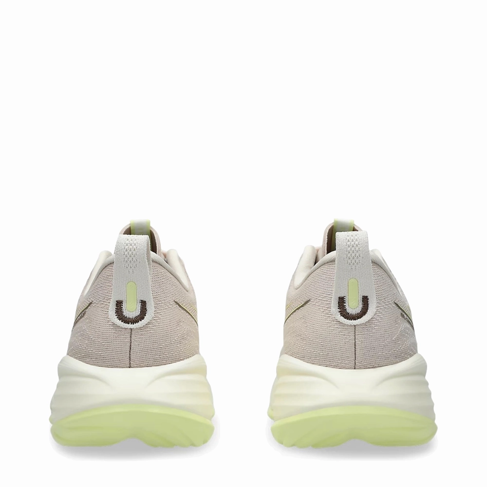 Asics Women's Gel-Cumulus 27 Sneaker in Mineral Beige/Huddle Yellow