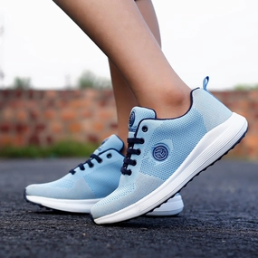 Tempo Run Shoes Bacca Bucci TOKYO Women Shoes | Sky Blue Casual Sneakers For Women