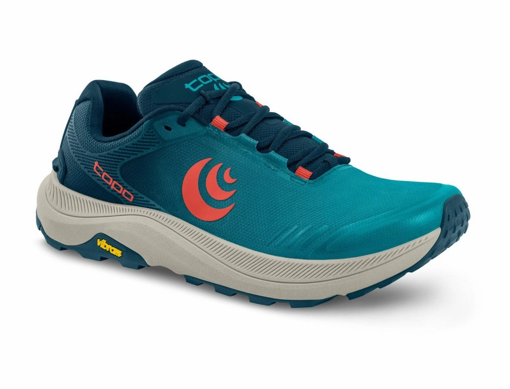Topo Athletic Men's MT-5 - Blue/Red On Cloud Running Shoe