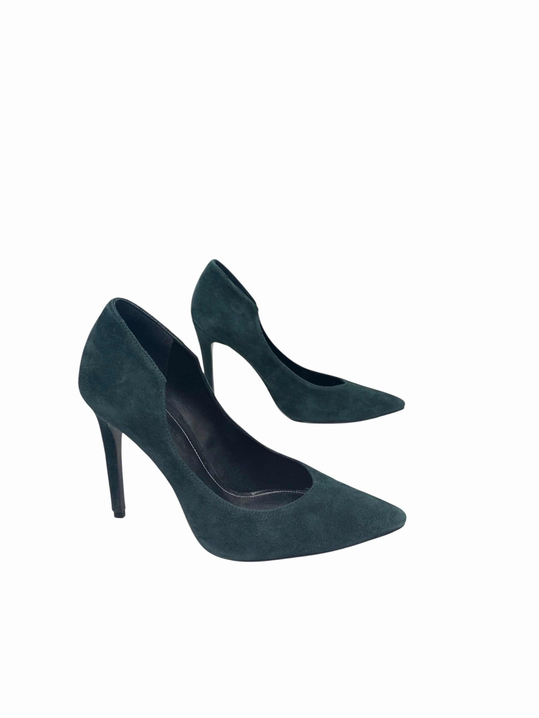 SHOES HEELS STILETTO by    CLOTHES MENTOR In GREEN, Size: 6 Small Feet High Heel Shoes