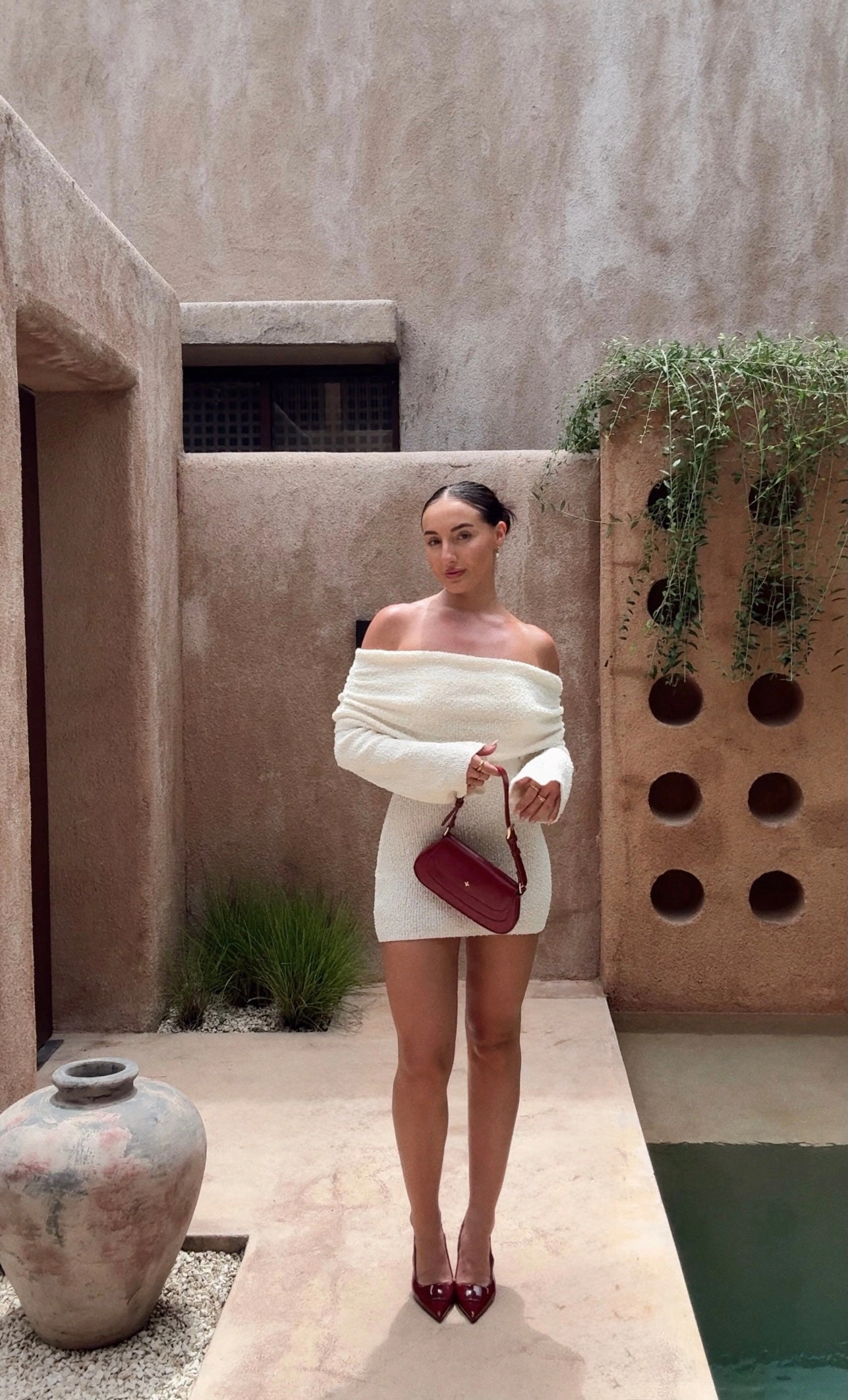 High Heel Athletic Shoes Konga Slingback Block Heels - Wine Patent