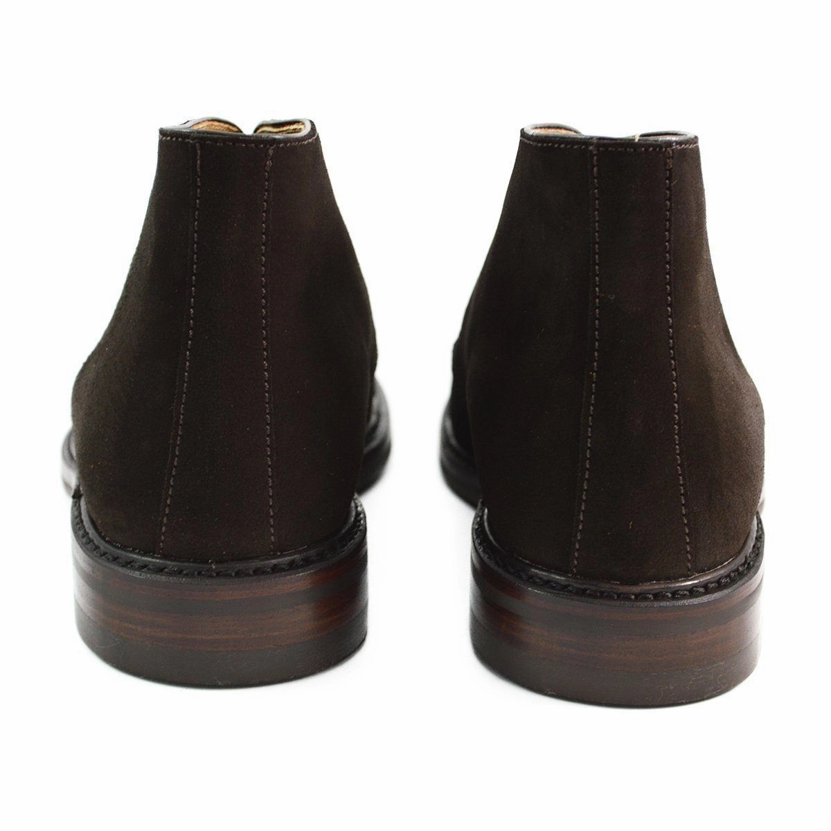 Berwick 1707 Chukka Boot (320) - Dark Brown Suede Lace Up Chukka Boot Shoes