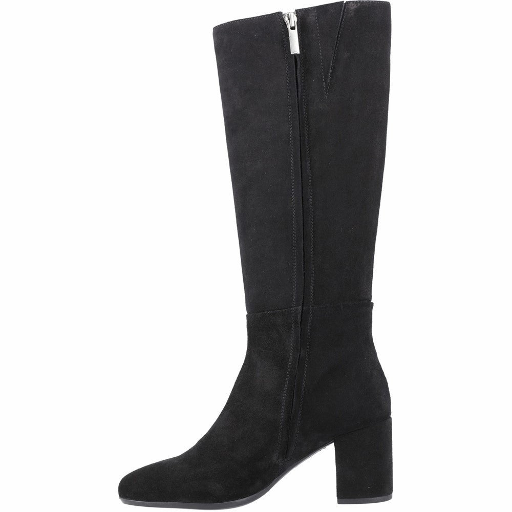 Stuart 85 Knee-high Zip Boot Black Oprah Long Boots