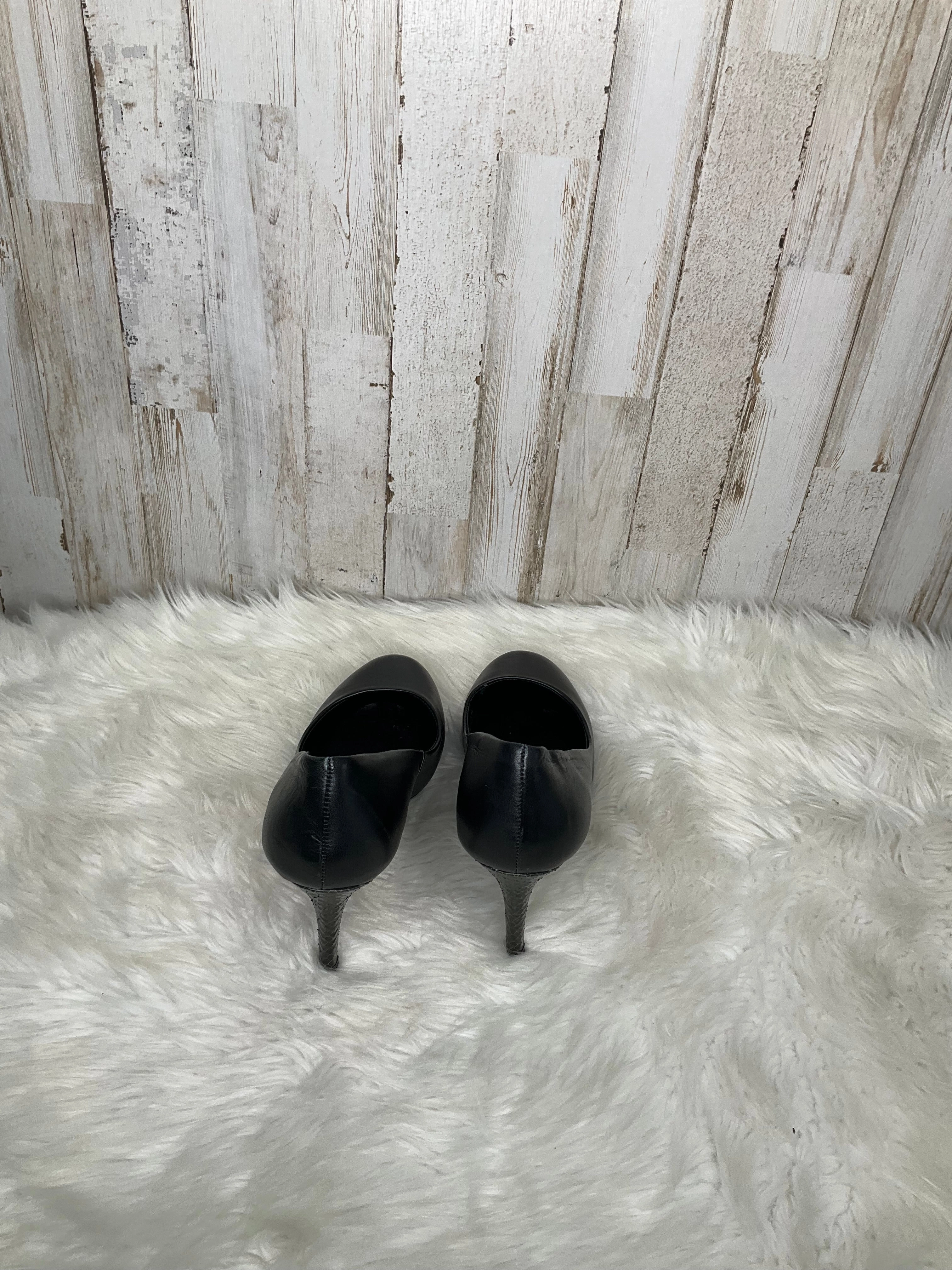 Black Shoes Heels Stiletto Tory Burch, Size 8 High Heels 1920s