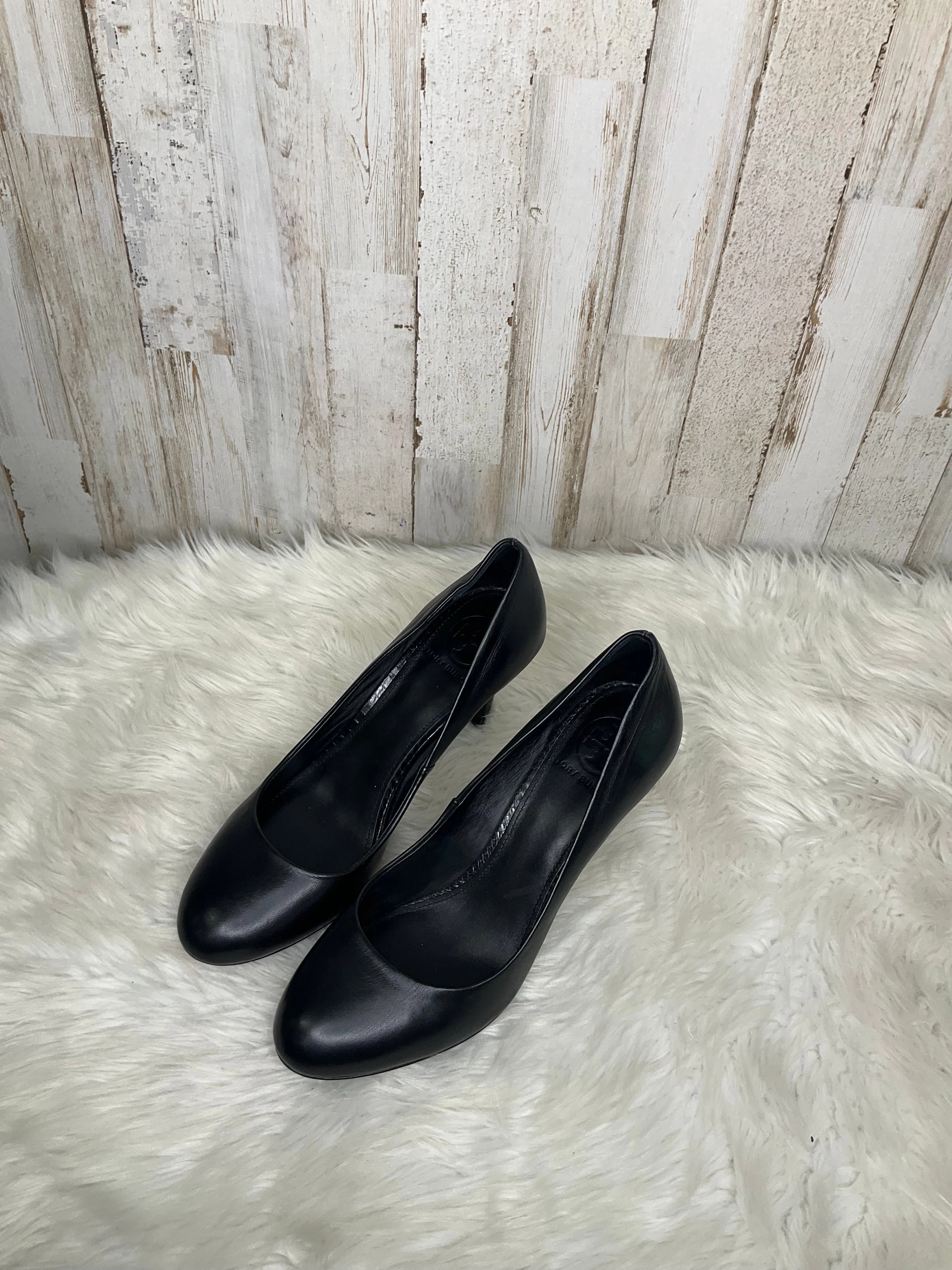 Black Shoes Heels Stiletto Tory Burch, Size 8 High Heel Boots With Jeans