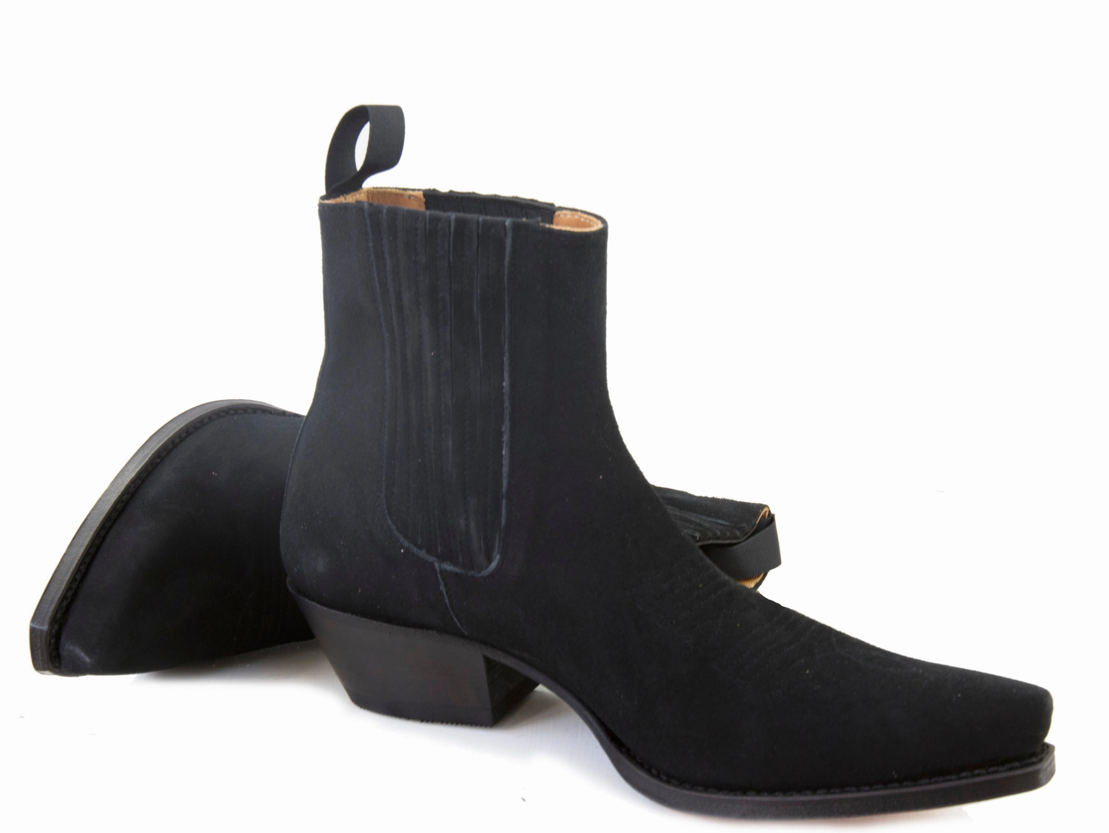 J Lo Ankle Boots Black suede ankle boot