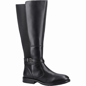 Black Victoria Long Boots Knee High Elastic Boots