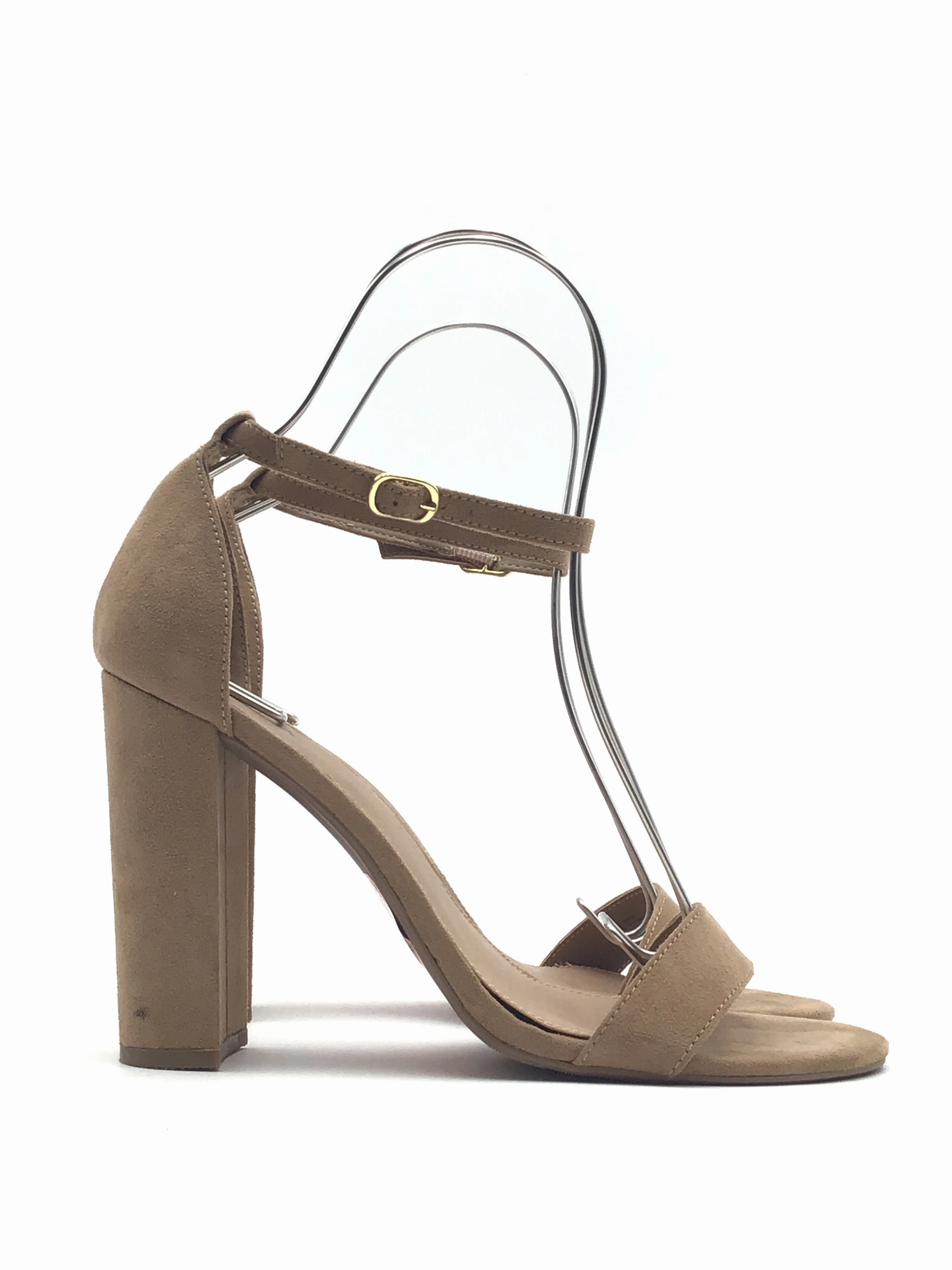 Perfume In Heel Sandals Heels Stiletto By Merona In Tan, Size: 10