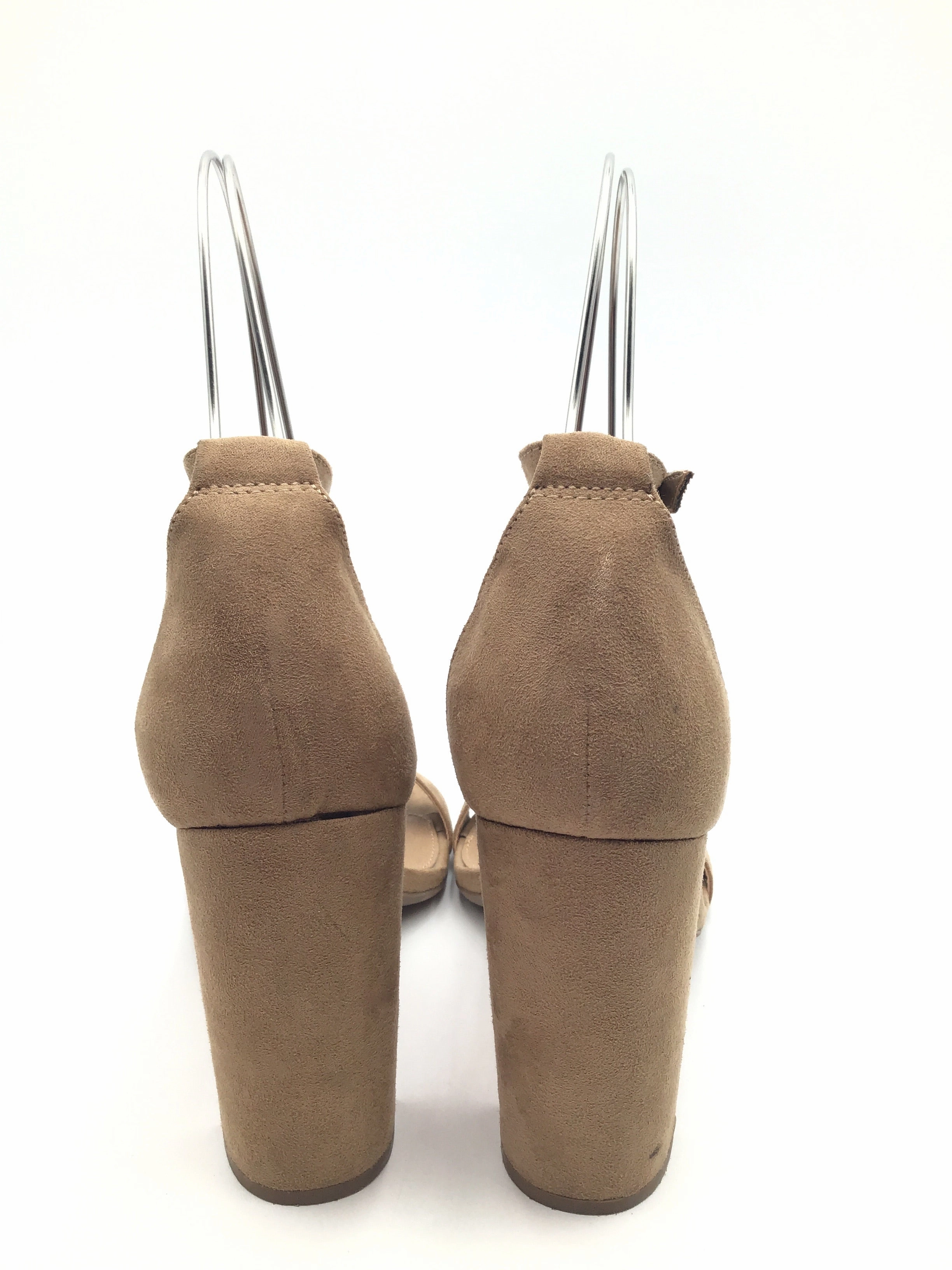 High Heeled Oxford Shoes Sandals Heels Stiletto By Merona In Tan, Size: 10