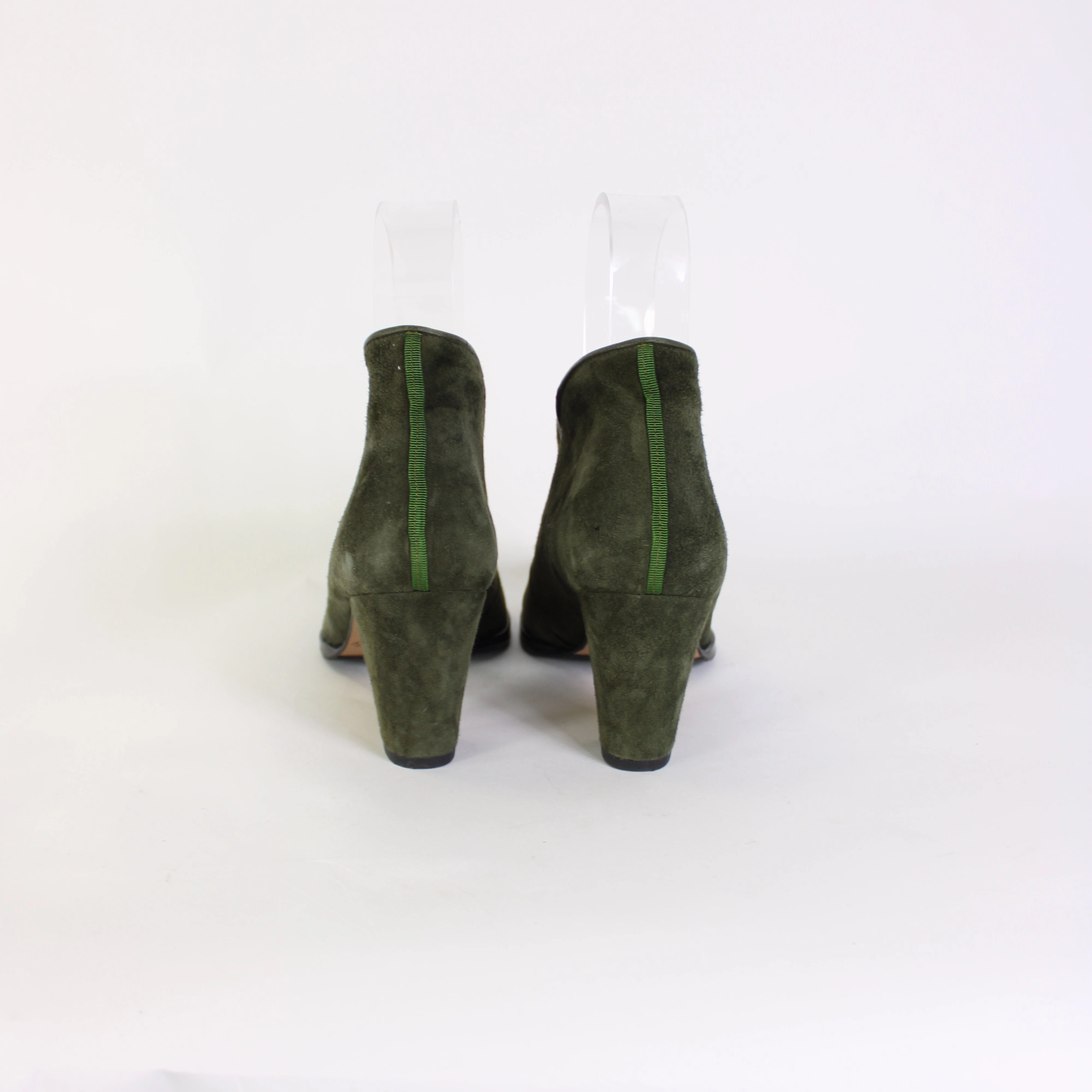 Wall London Green Suede Heels High Heel Shoe Cake Designs