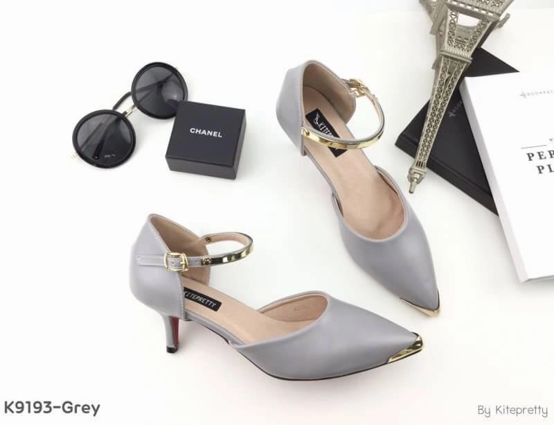 High Heels And Short Skirt  - Heeled Sandals