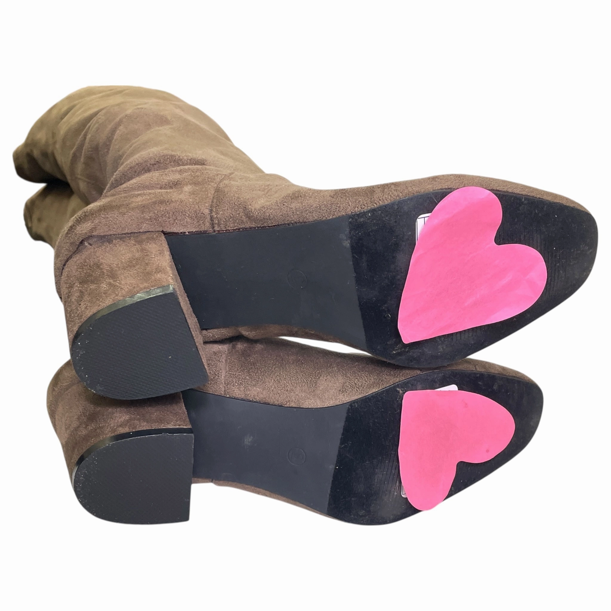 Meindel Boots Boots Over-The-Knee Heels By Catherine Malandrino In Brown, Size:9