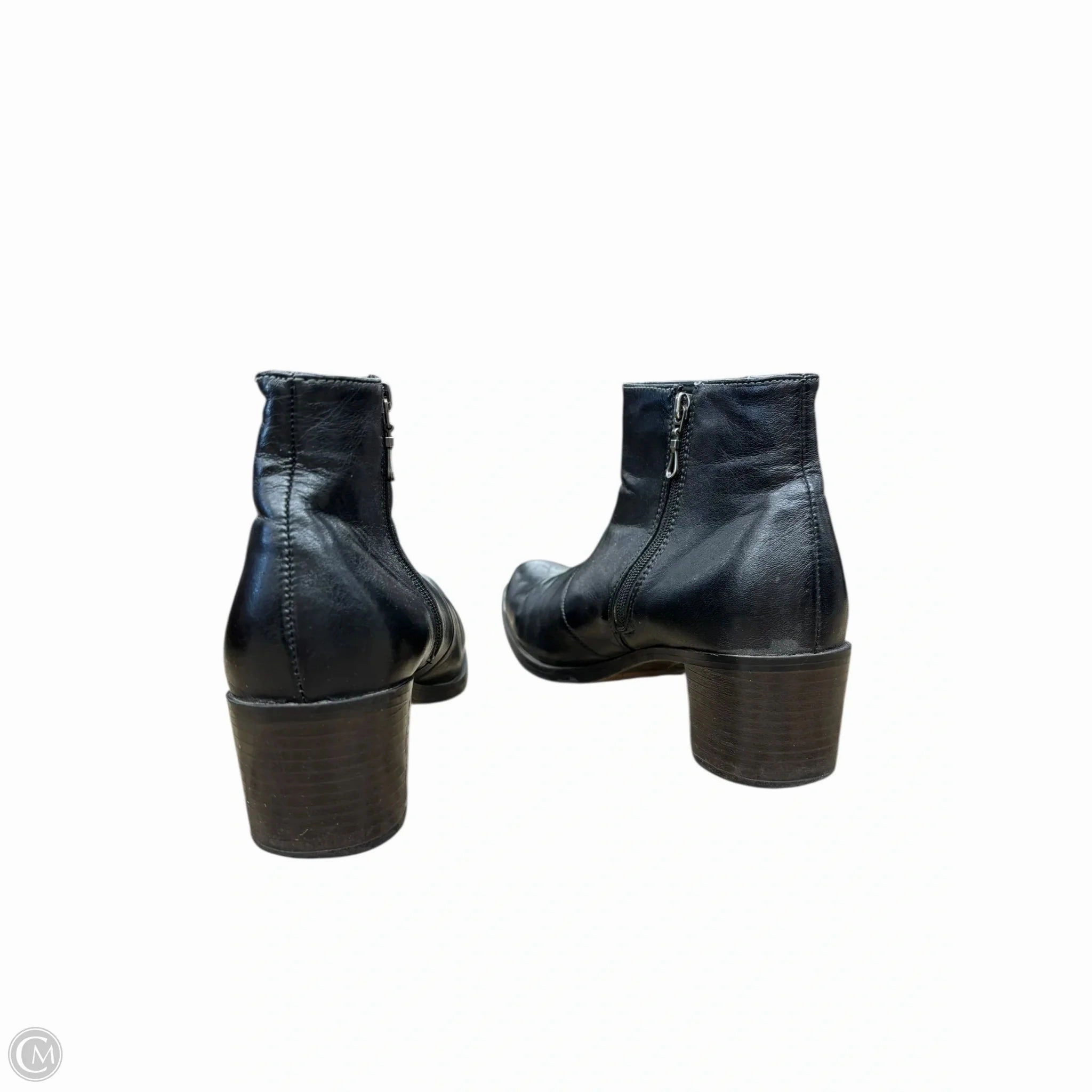 Exotic Ankle Boots Boots Ankle Flats By Sporto In Black, Size: 8