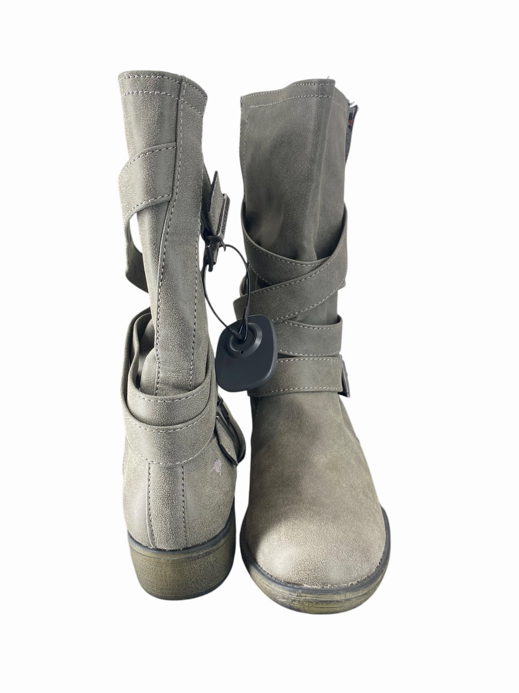 Best Dog Boots For Winter Boots Mid-calf Flats By Rocket Dogs In Grey, Size: 8.5